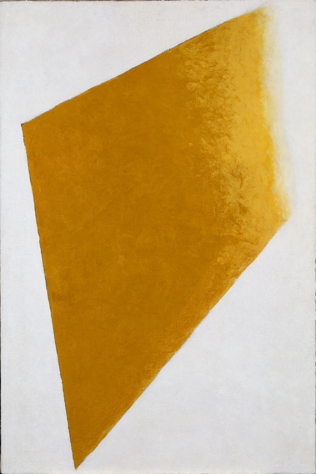 पीला प्लेन डिसॉलूशन में by Kazimir Malevich - १९१७-१९१८  - 109 x 73.5 x 4.5 cm 
