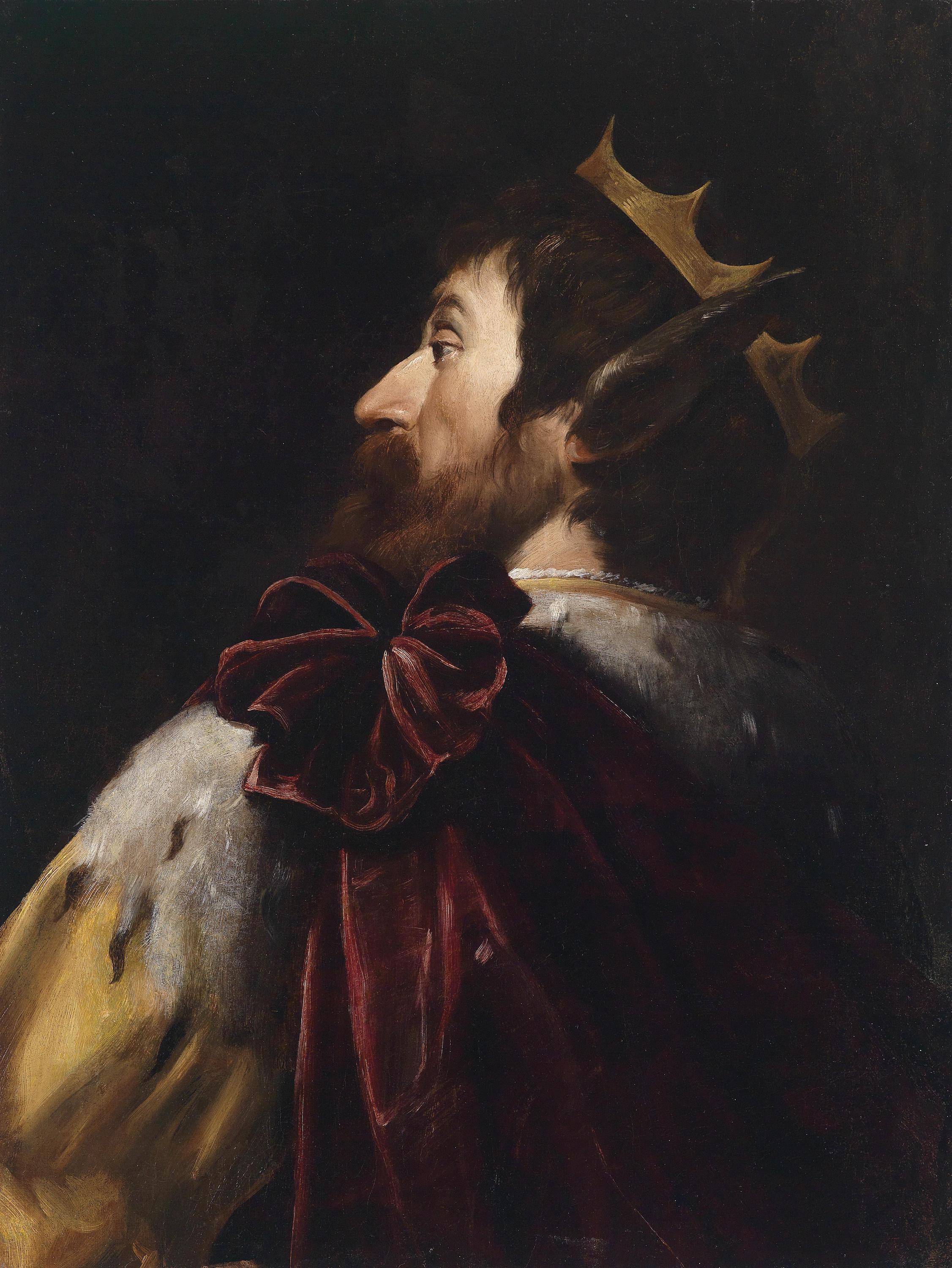 Regele Midas by Andrea Vaccaro - cca. 1620-70 - 71 x 54 cm 