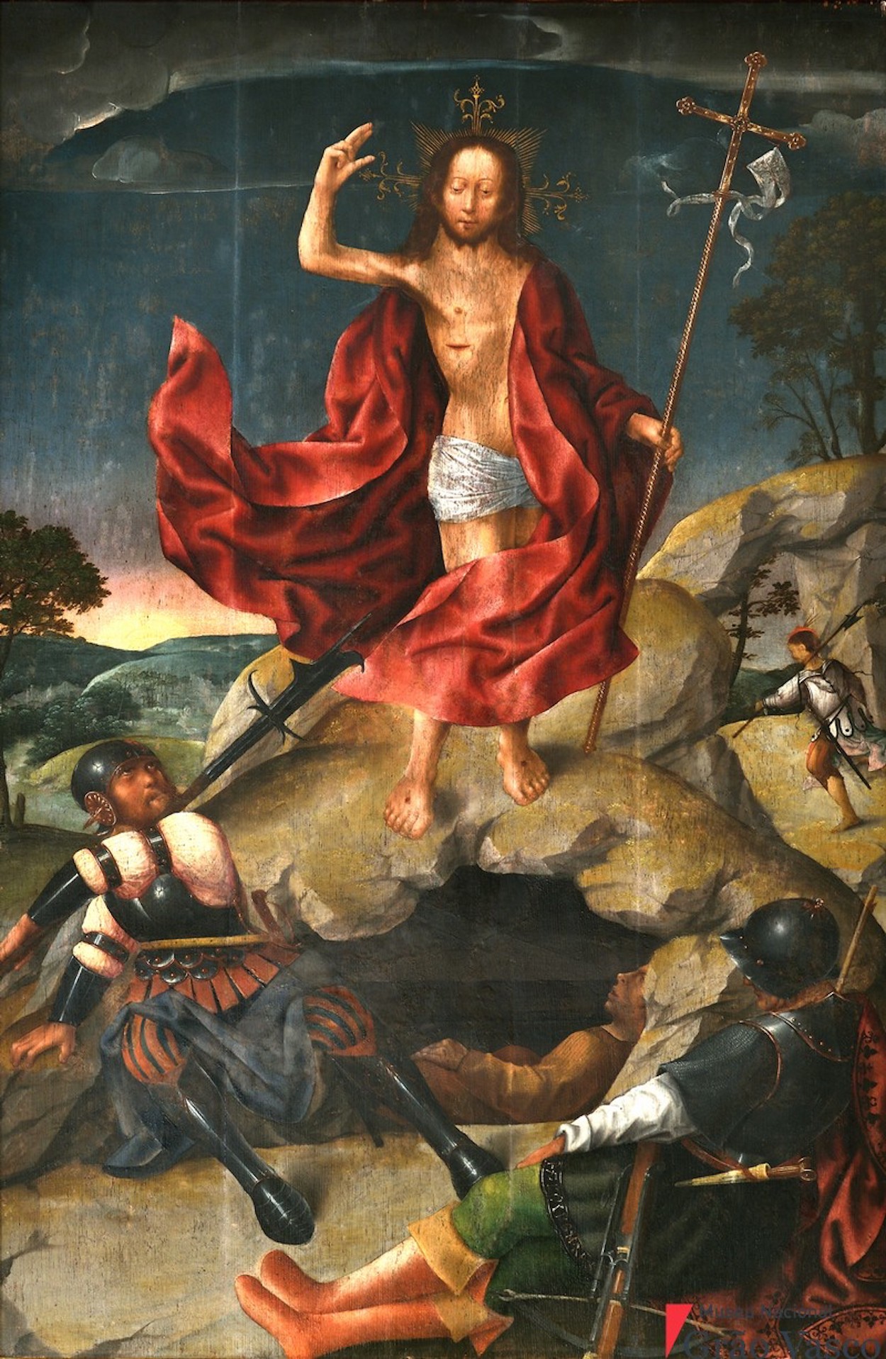 Învierea  by Grão Vasco - 1501-1506 - 132 cm x 82 cm 