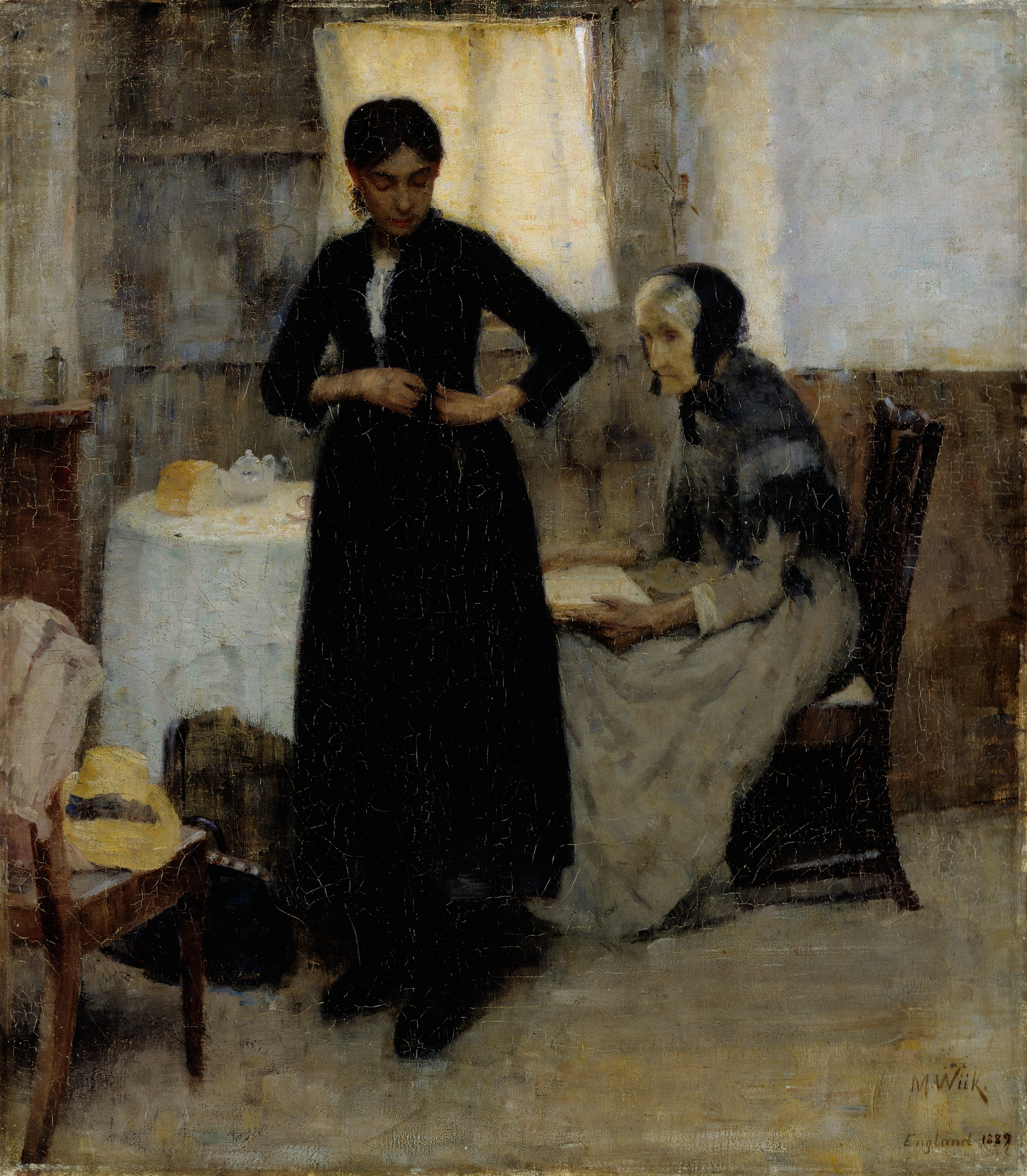 Out into the World by Maria Wiik - 1889 - 69 x 61 cm Europeana