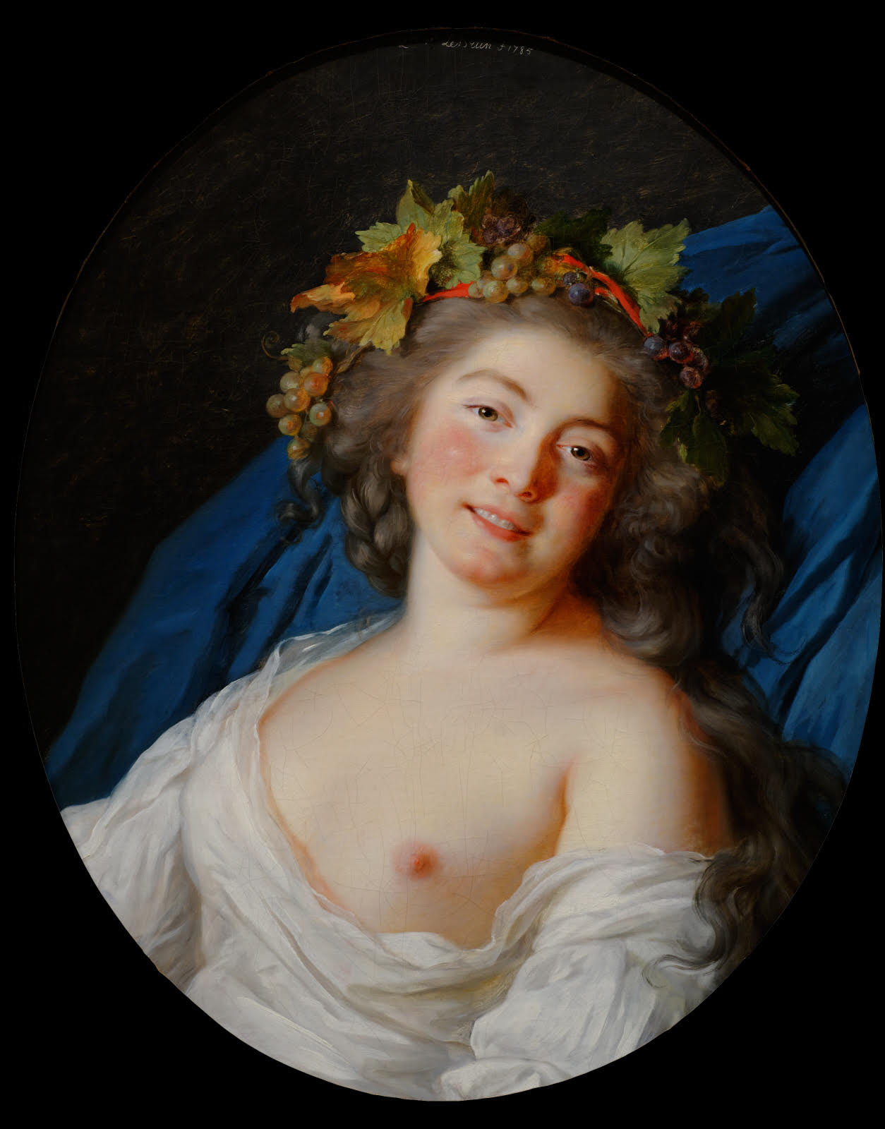 Bacchante by Élisabeth Vigee Le Brun - 1785 - 73.3 × 59.4 cm The Clark