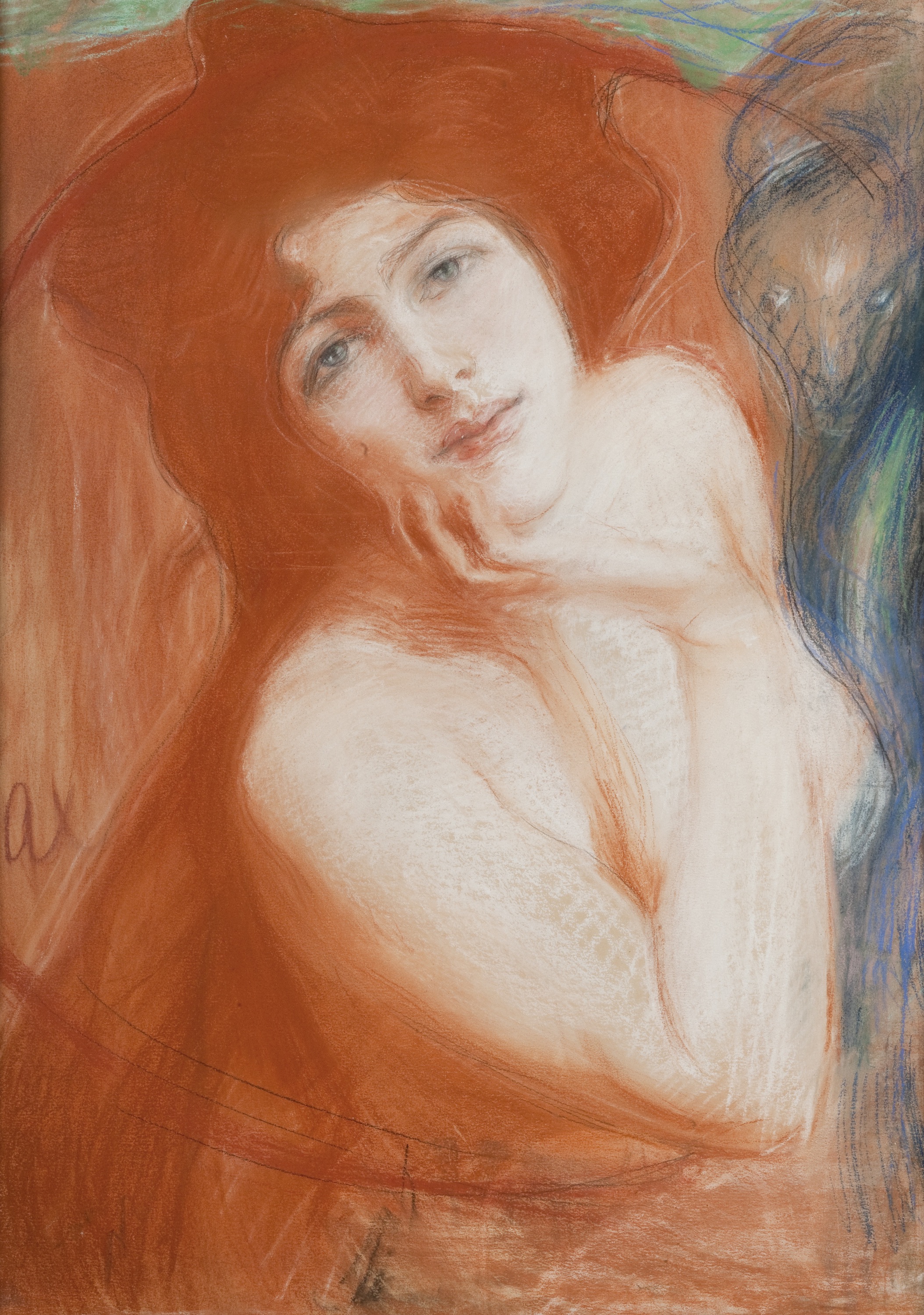 紅髮女子 by Teodor Axentowicz - 1899 