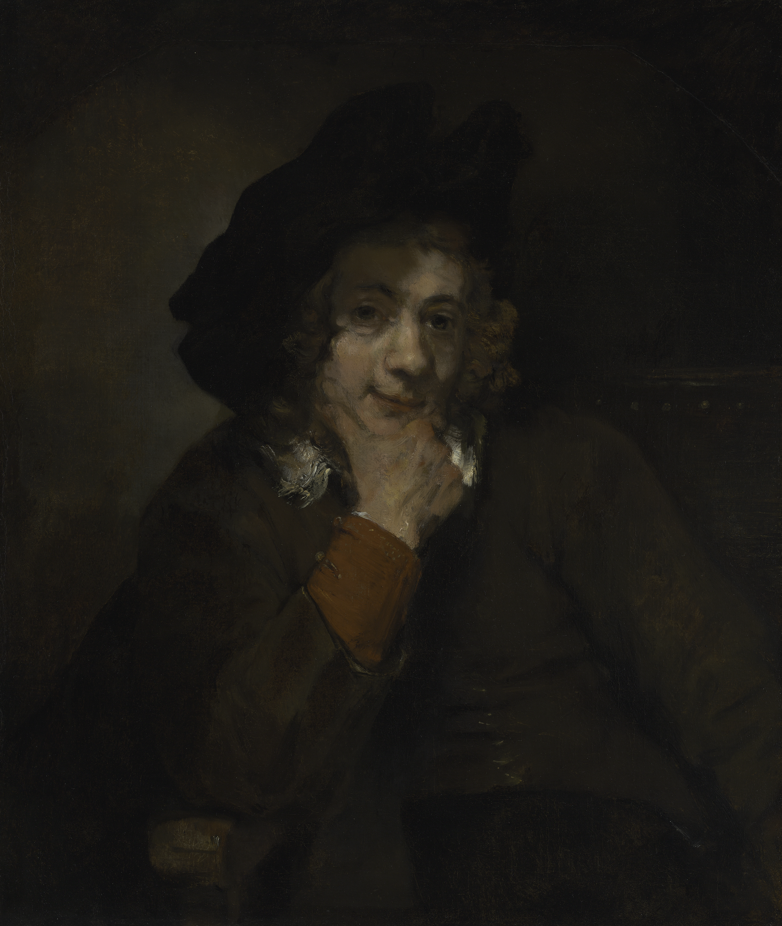 提圖肖像 by Rembrandt van Rijn - c. 1660 - 81.5 x 78.5 cm 