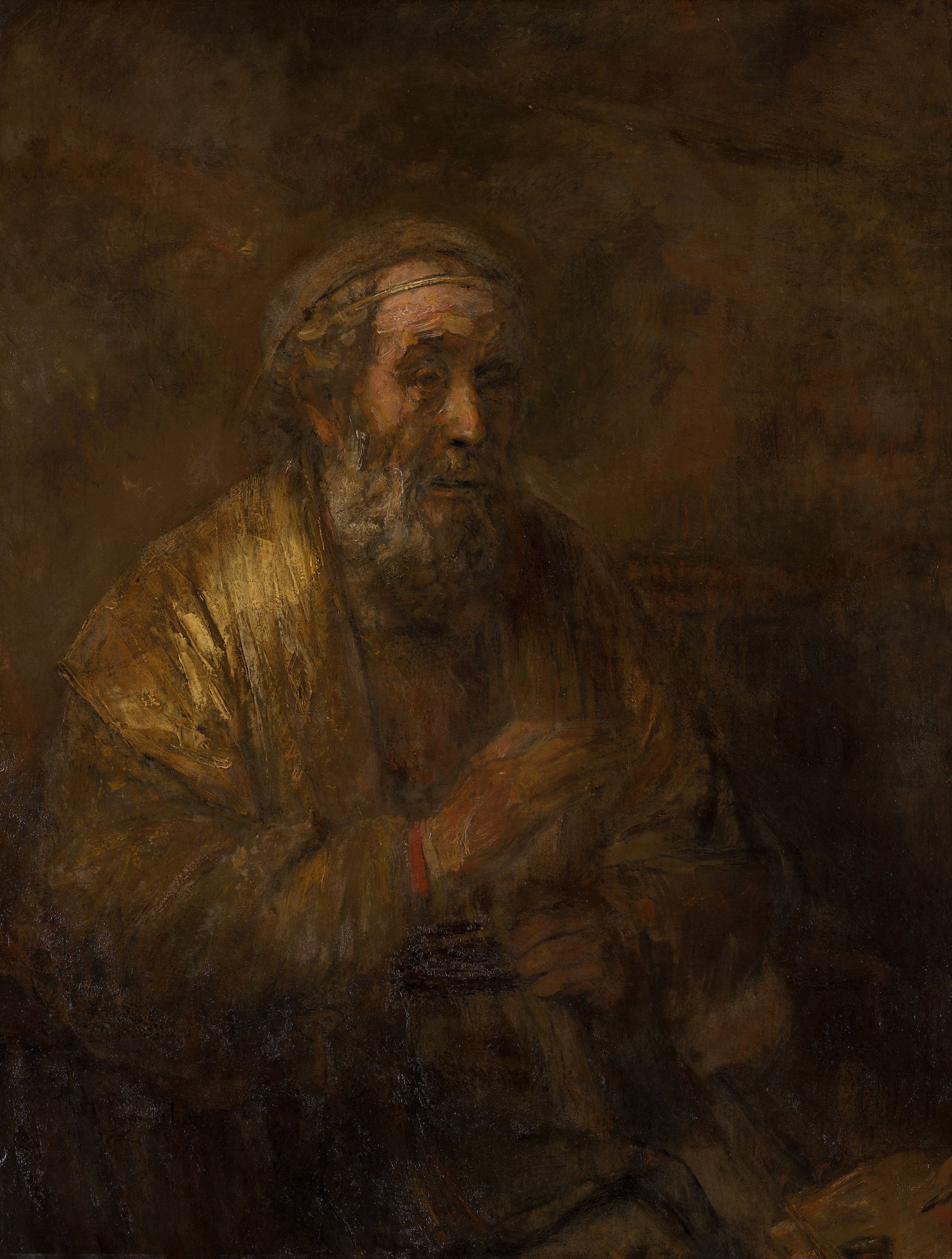 Гомер by Rembrandt van Rijn - 1663 - 107 x 82 см 