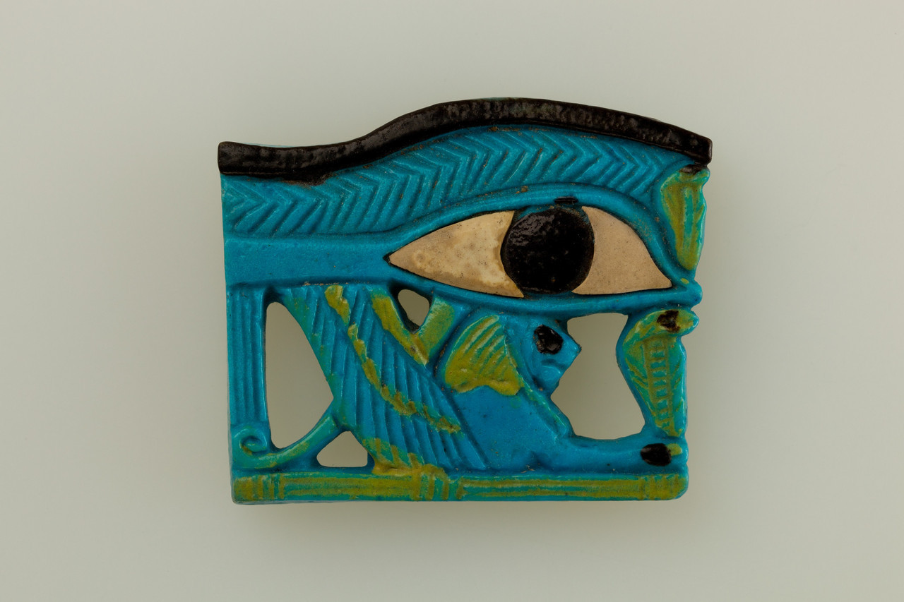 Wedjat Eye Amulet by Unknown Artist - c. 1070–664 B.C. - 6.5 cm Metropolitan Museum of Art