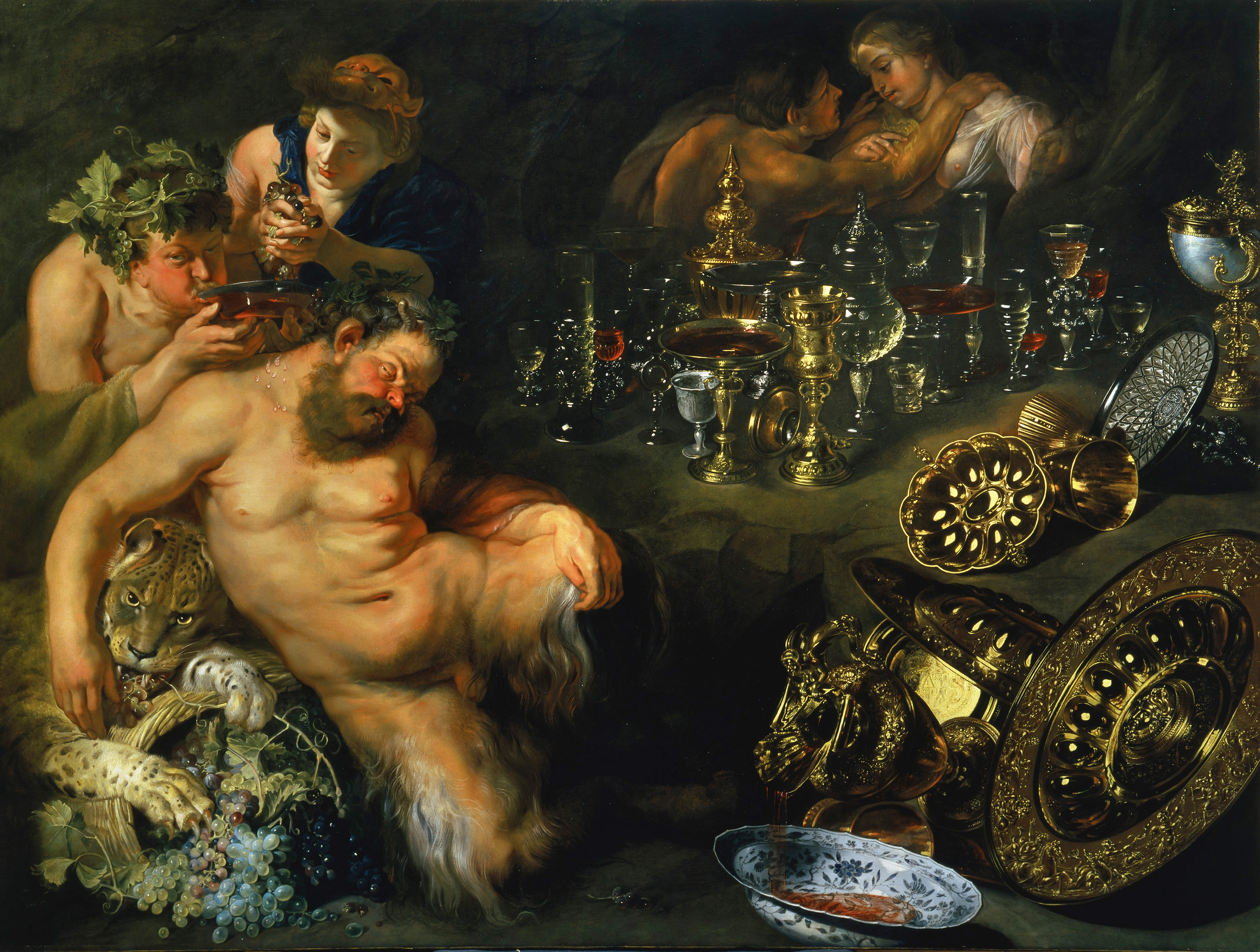 Bacchanalian Scene: The Dreaming Silenus by Peter Paul Rubens - between 1610 and 1612 Academy of Fine Arts, Vienna