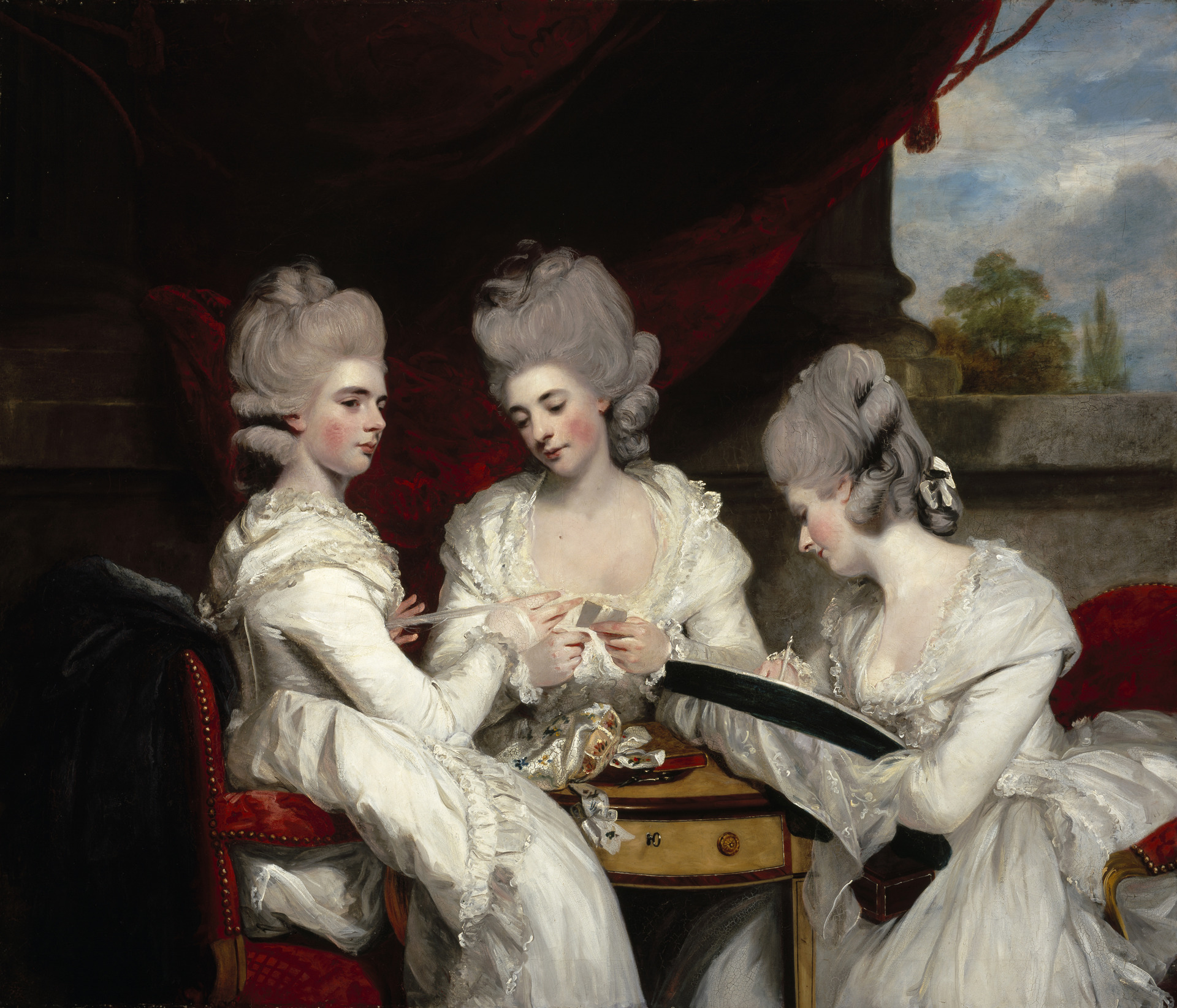 The Ladies Waldegrave by Joshua Reynolds - 1780 - 143.00 x 168.30 cm National Galleries of Scotland
