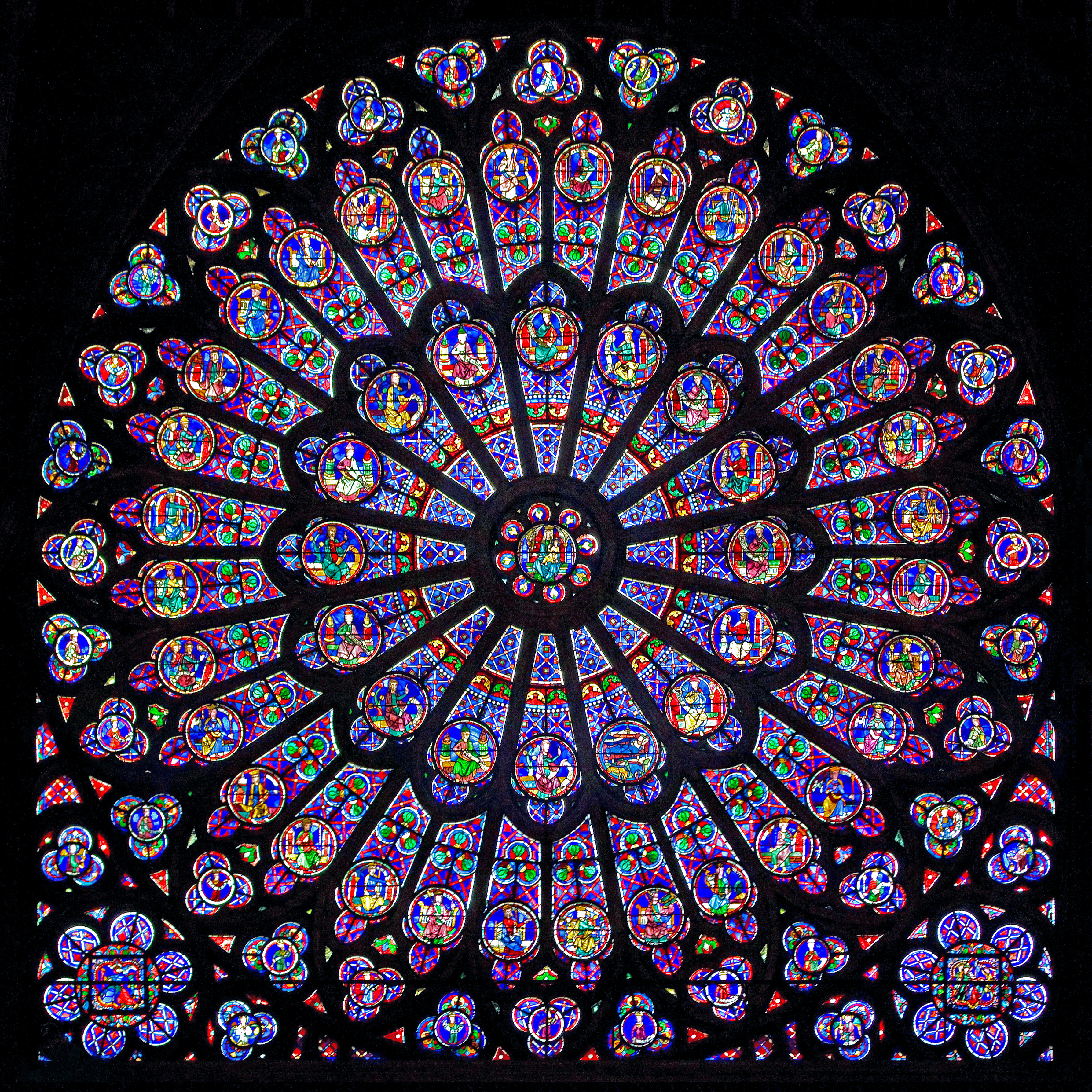 Catedral de Notre-Dame by Artista Desconhecido - 1163-1345 - 138 x 48 m 