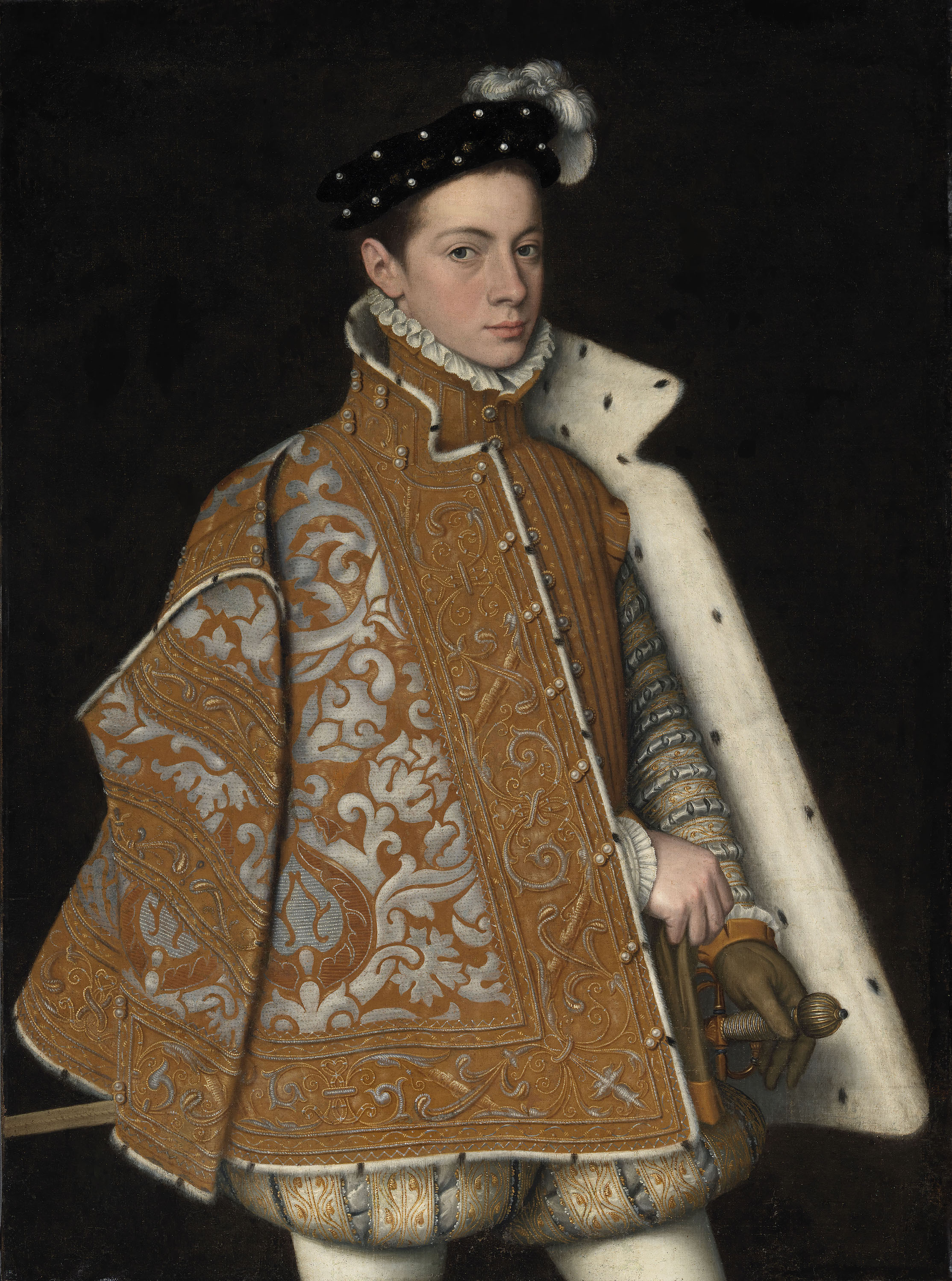 Portrait of Prince Alessandro Farnese by Sofonisba Anguissola - c.1560 - 107 x 79 cm National Gallery of Ireland