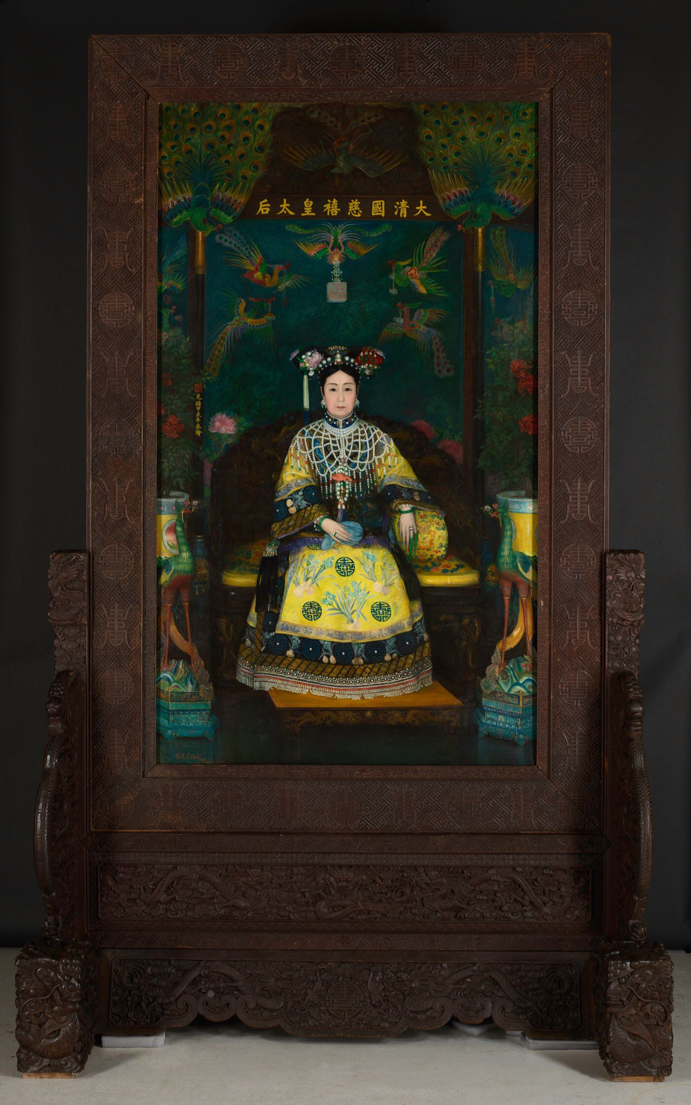 中国的慈禧太后 by 瑟琳·奧古絲塔· 卡爾 - 1903 - 297.2 × 173.4 厘米 