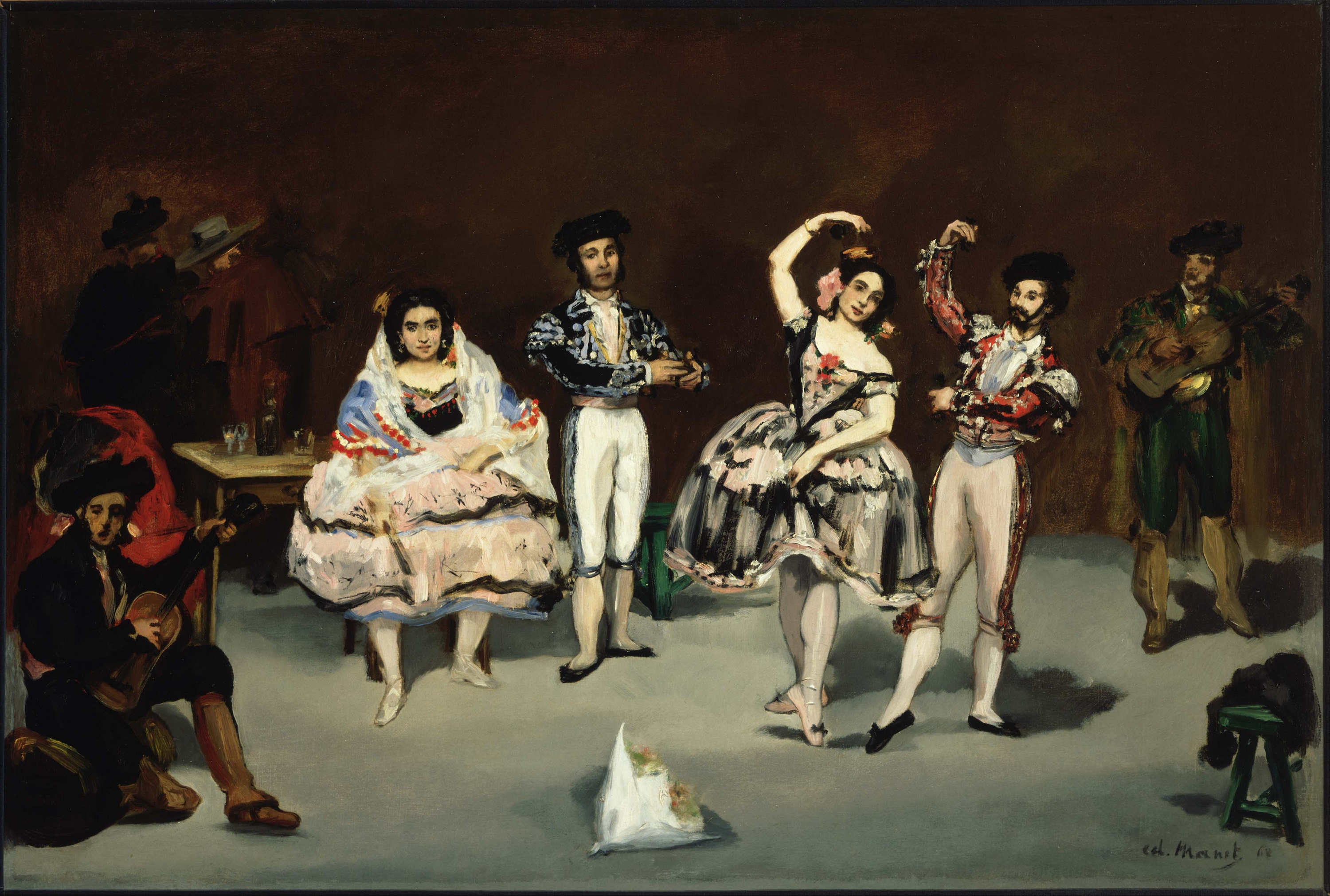 Испанский балет by Édouard Manet - 1862 - 90.5 x 61 см 