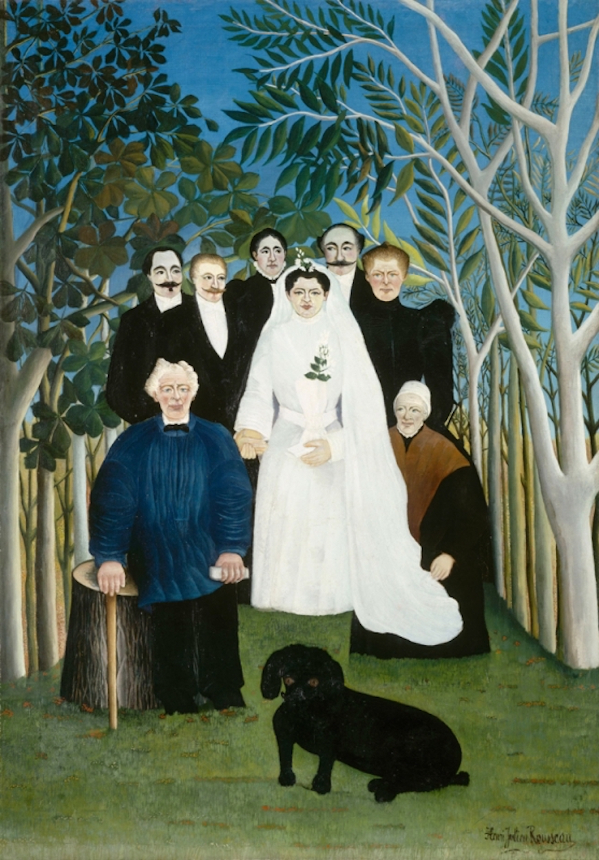 The Wedding Party by Henri Rousseau - Circa 1905 - 163.0 x 114.0cm Musée de l'Orangerie