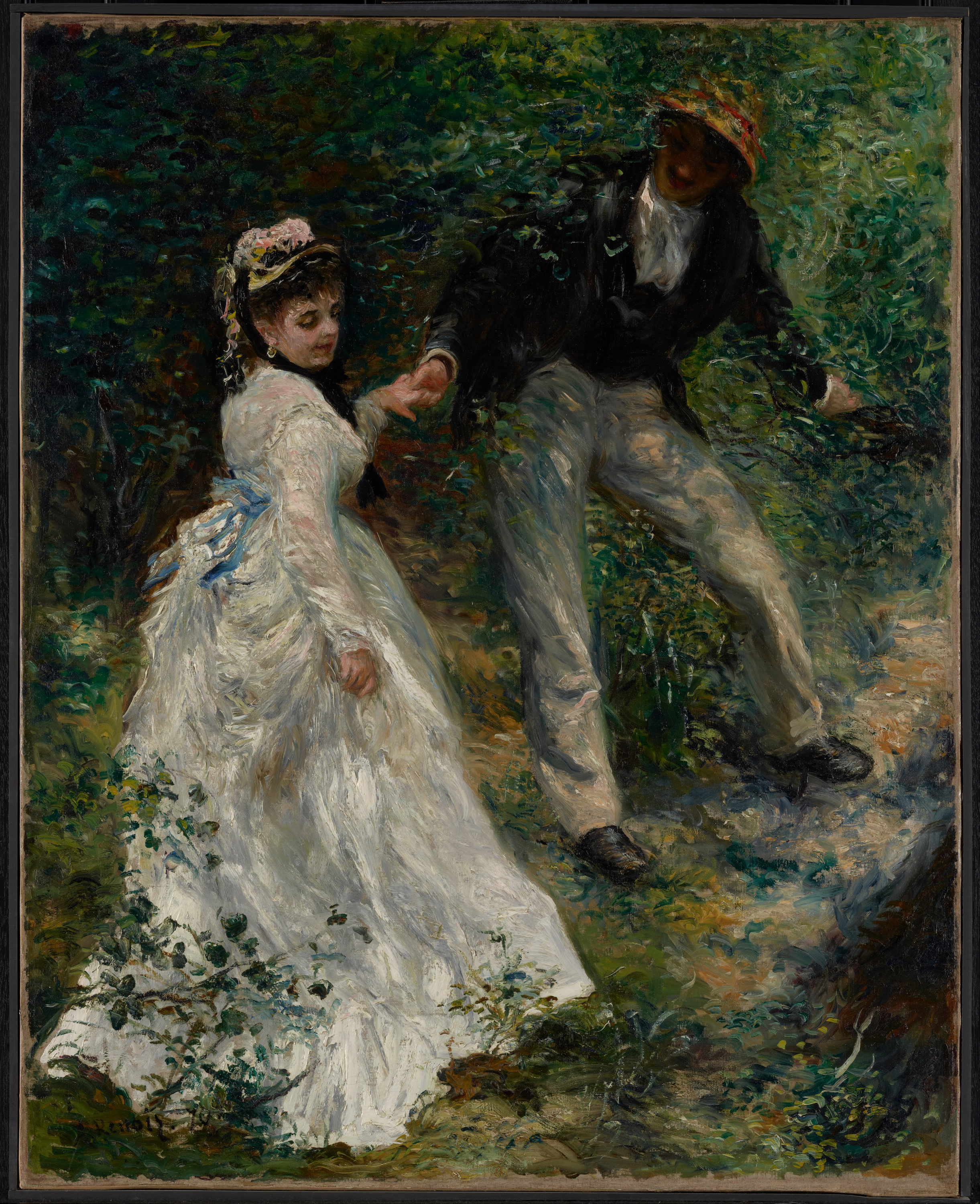 Na promenádě by Pierre-Auguste Renoir - 1870 - 64,8 x 81,3 cm 