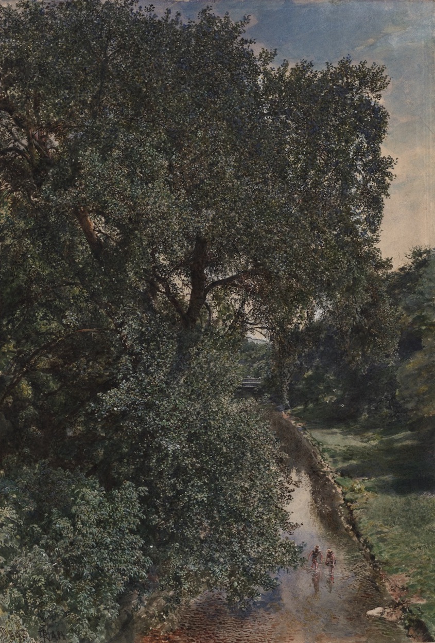 Viyana'daki Son Güzel Ağaç by Rudolf von Alt - 1895 