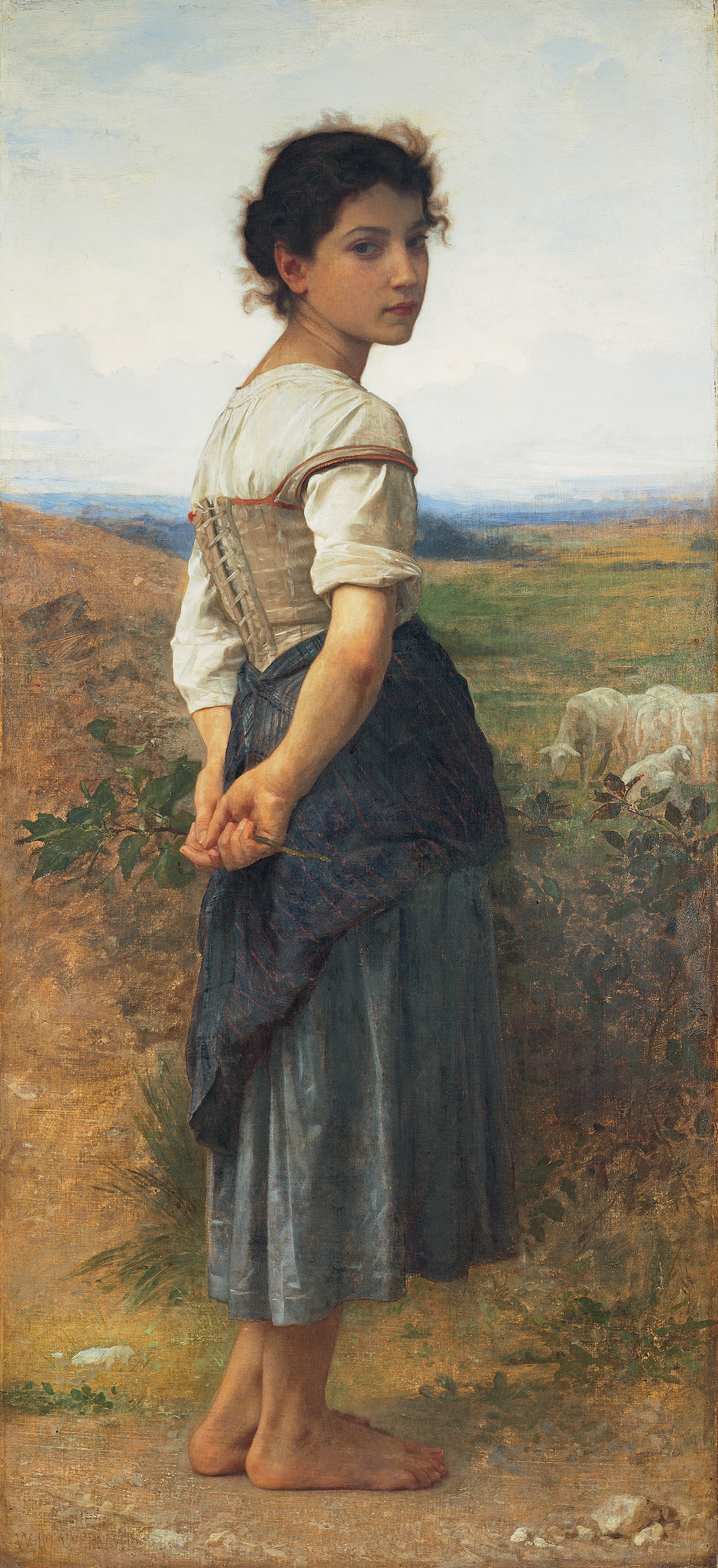 The Young Shepherdess by William-Adolphe Bouguereau - 1885 San Diego Museum of Art