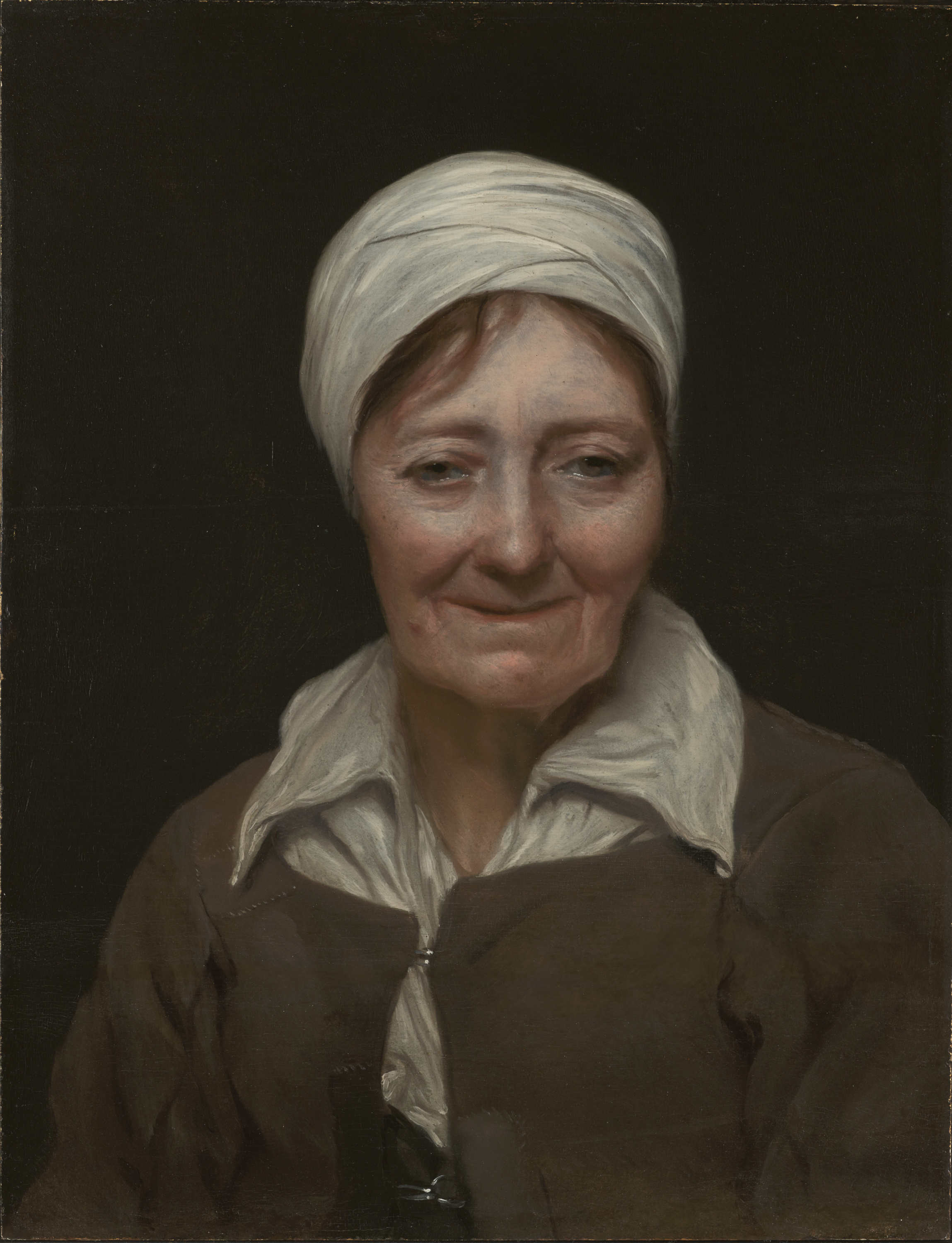 Hoofd van een vrouw by Michael Sweerts - c. 1654 - 37.5 x 50.6 cm 