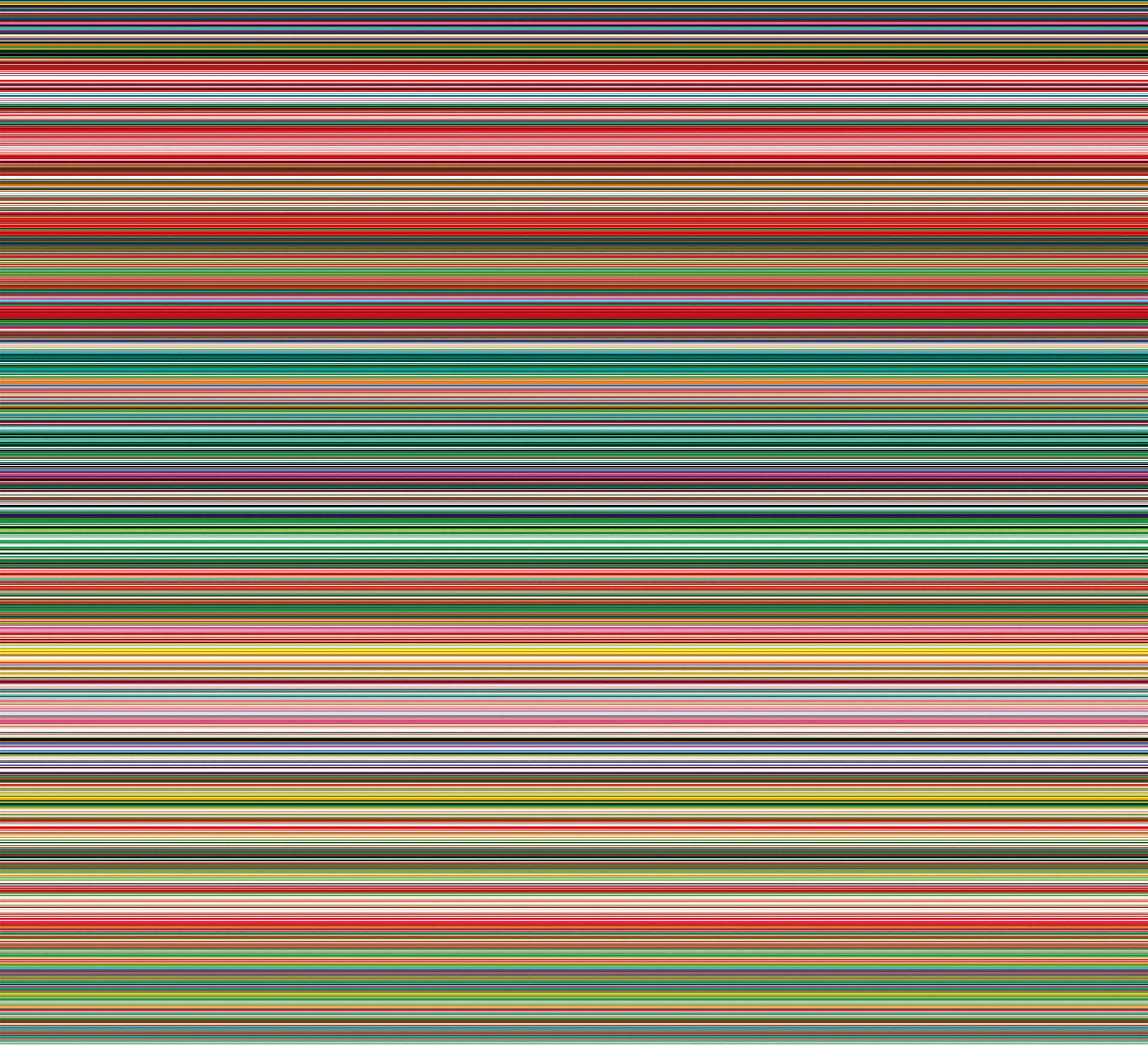 ŞERİT (927-9) by Gerhard Richter - 2012 - 210 x 230 cm 