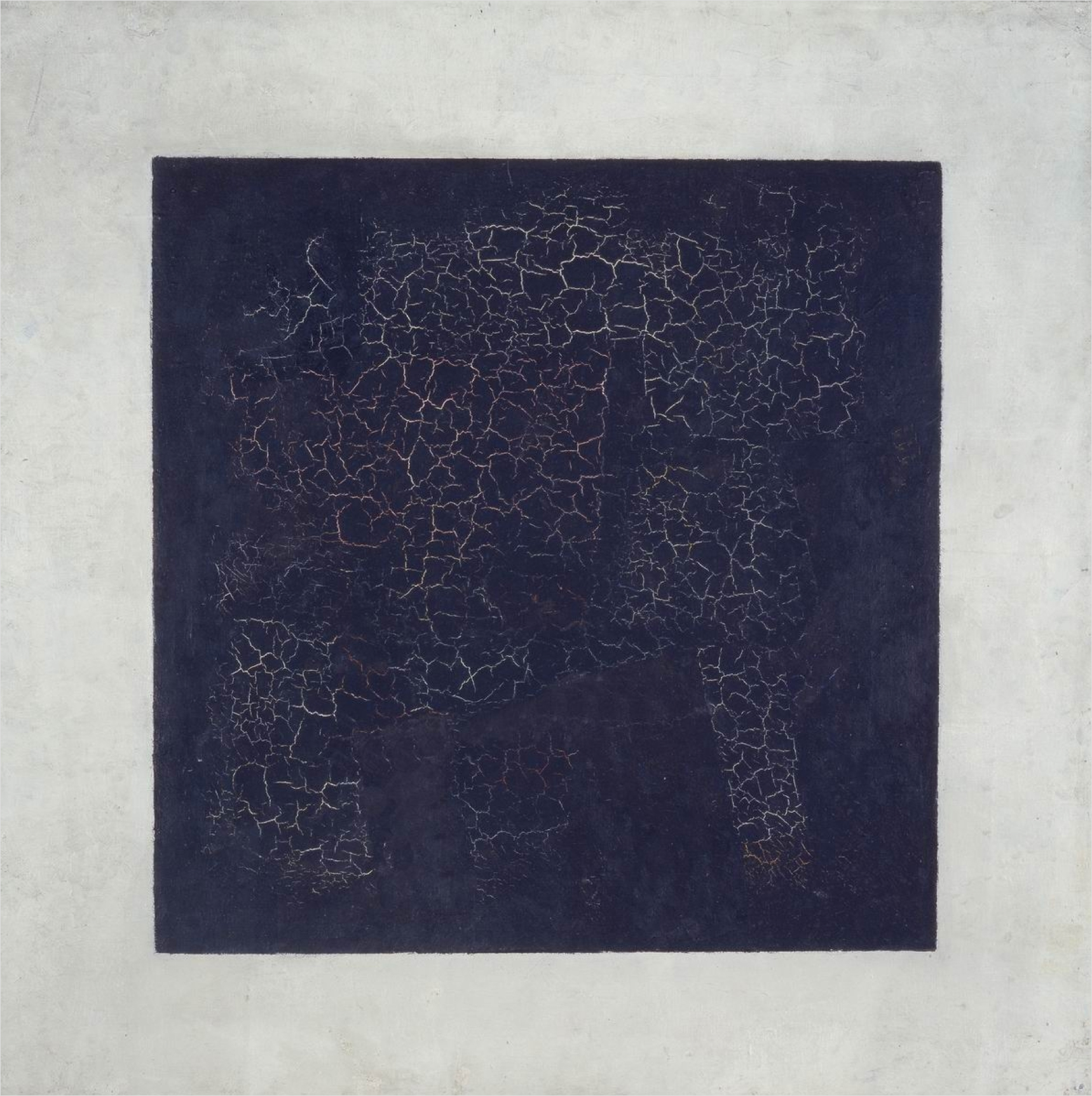 Cuadrado negro by Kazimir Malévich - 1915 - 79,5 x 79,5 cm Galería Estatal Tretiakov