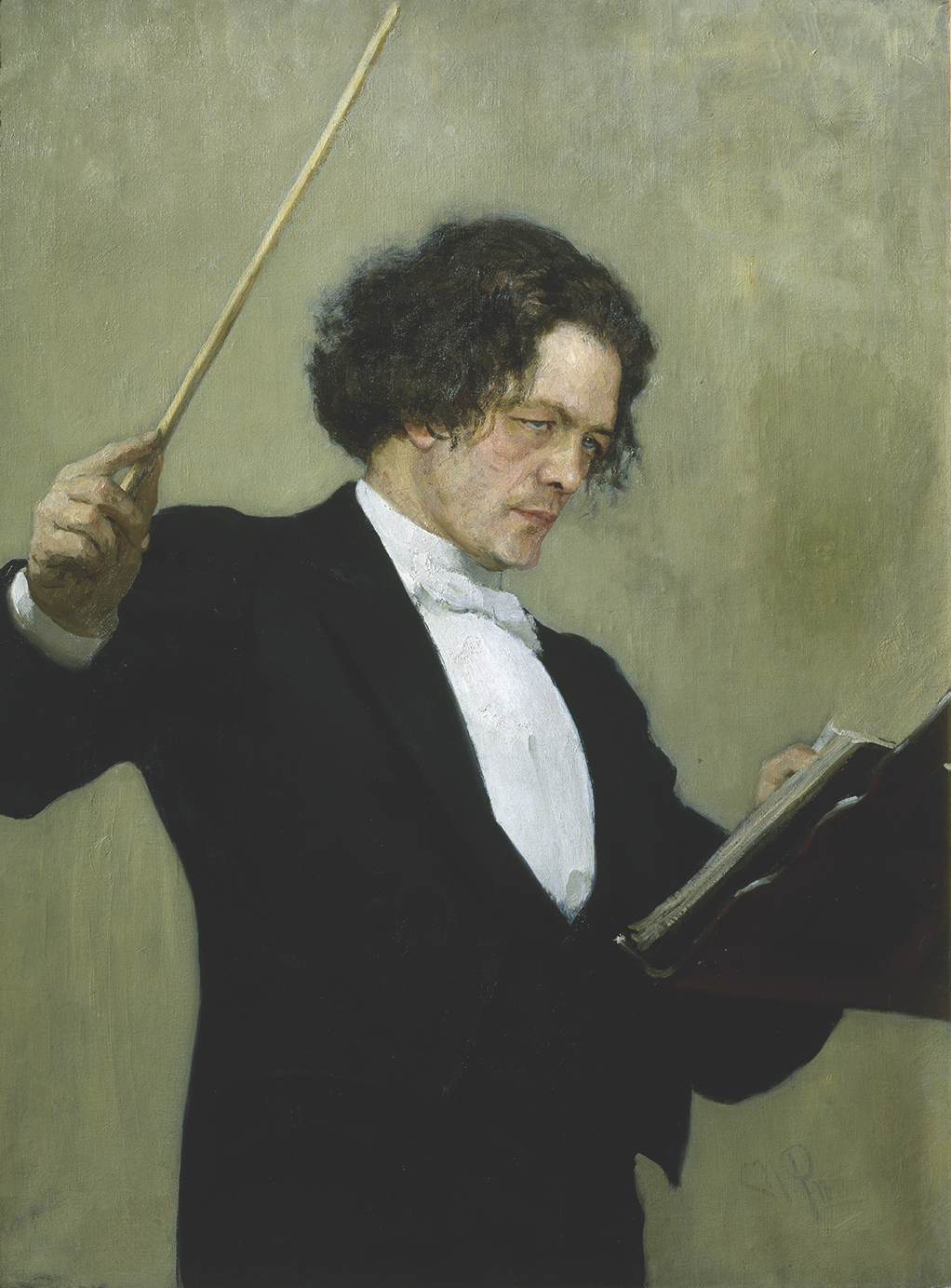 Anton Rubinstejn portréja by Ilya Repin - 1887 