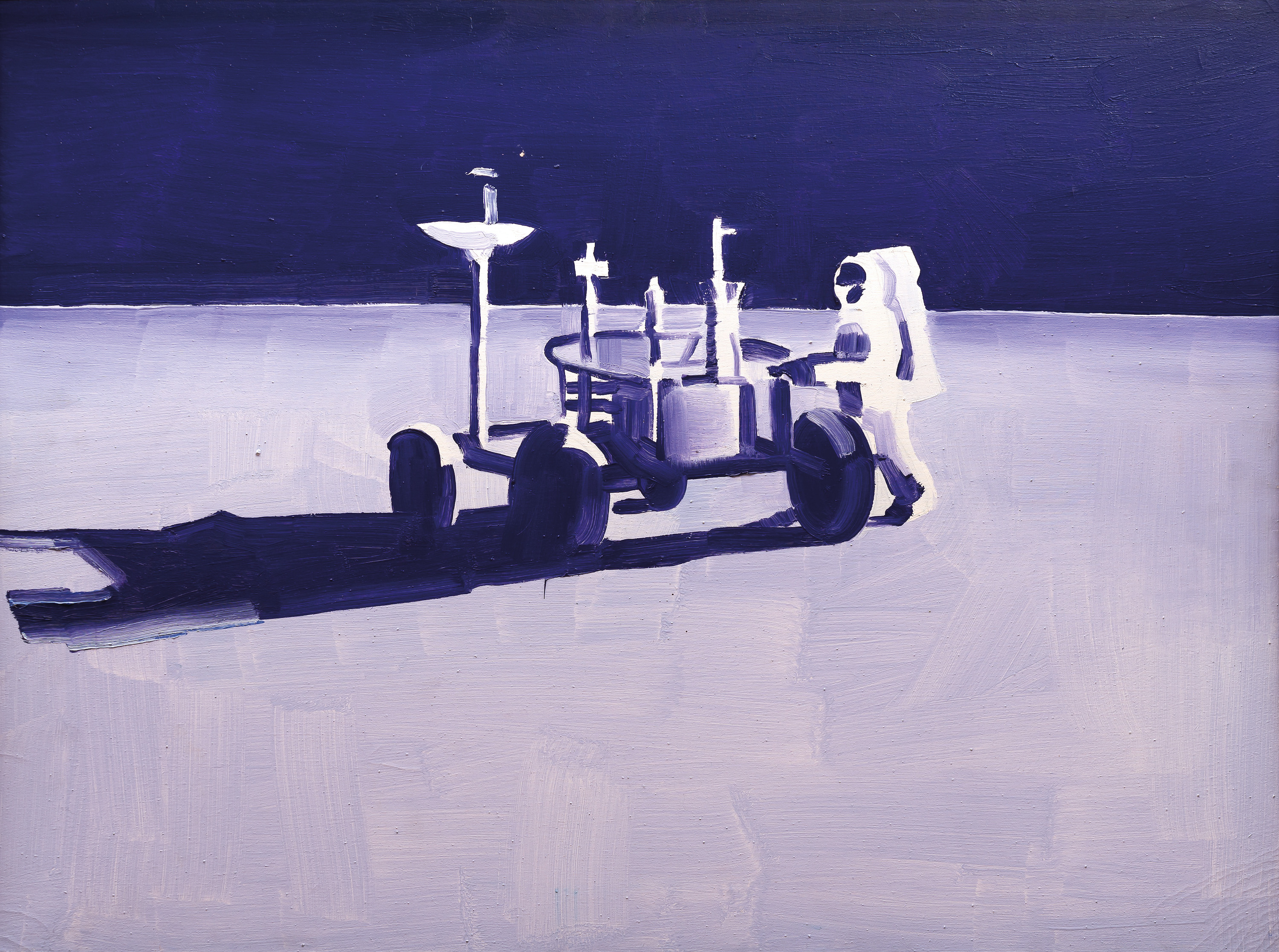 Zonder titel (De Maan) by Wilhelm Sasnal - 1999 - 60 × 80 cm 