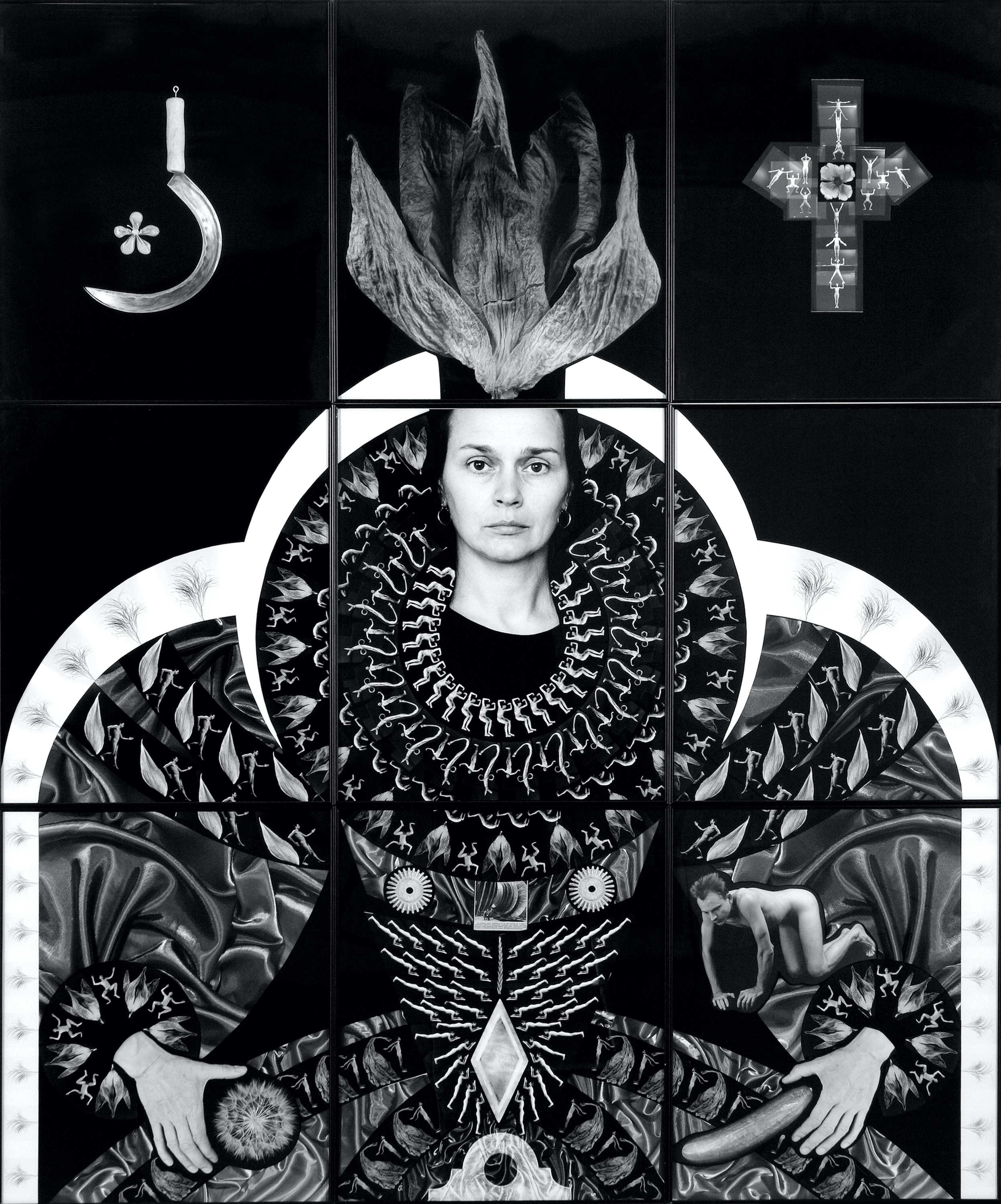 Skvostnost sebe samé III by Zofia Kulik - 1997 - 182 x 152 cm 