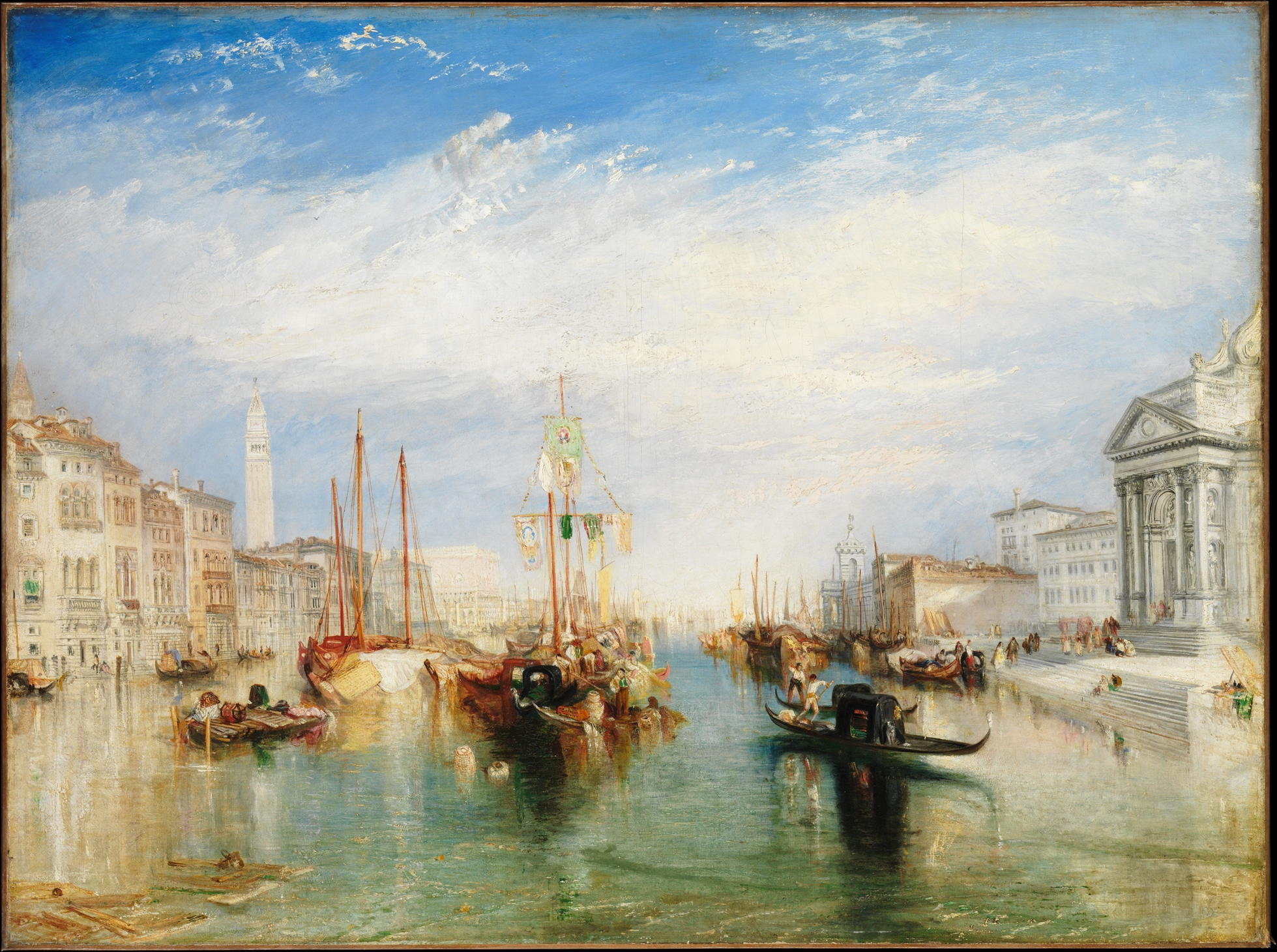 Βενετία, από τη βεράντα της Μαντόνα ντε λα Σαλούτε by Joseph Mallord William Turner - περίπου 1835 - 91,4 x 122,2 εκ. 
