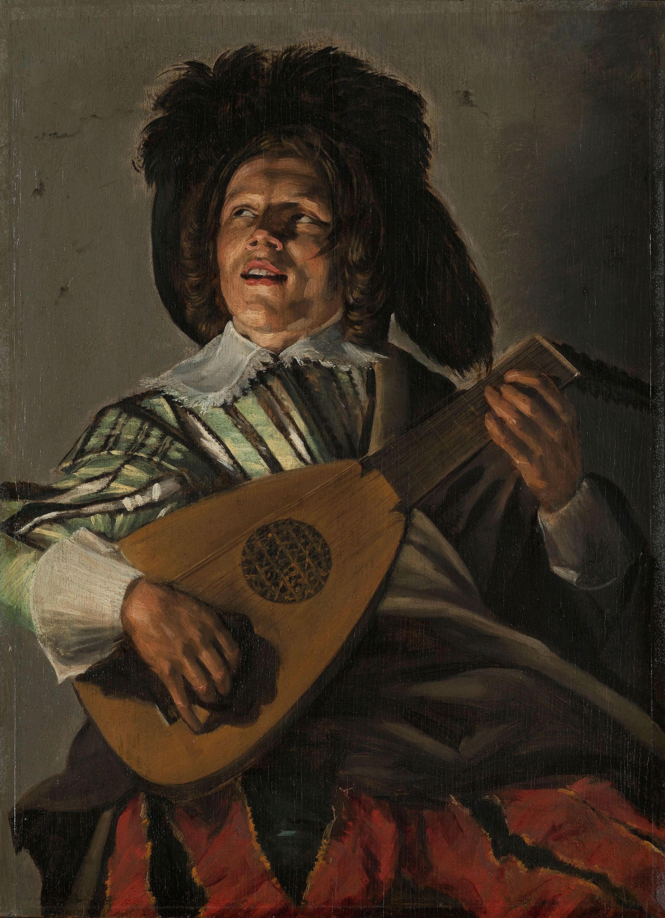 セレナーデを歌う男 by Judith Leyster - 1629年 - 45.5 × 35 cm 