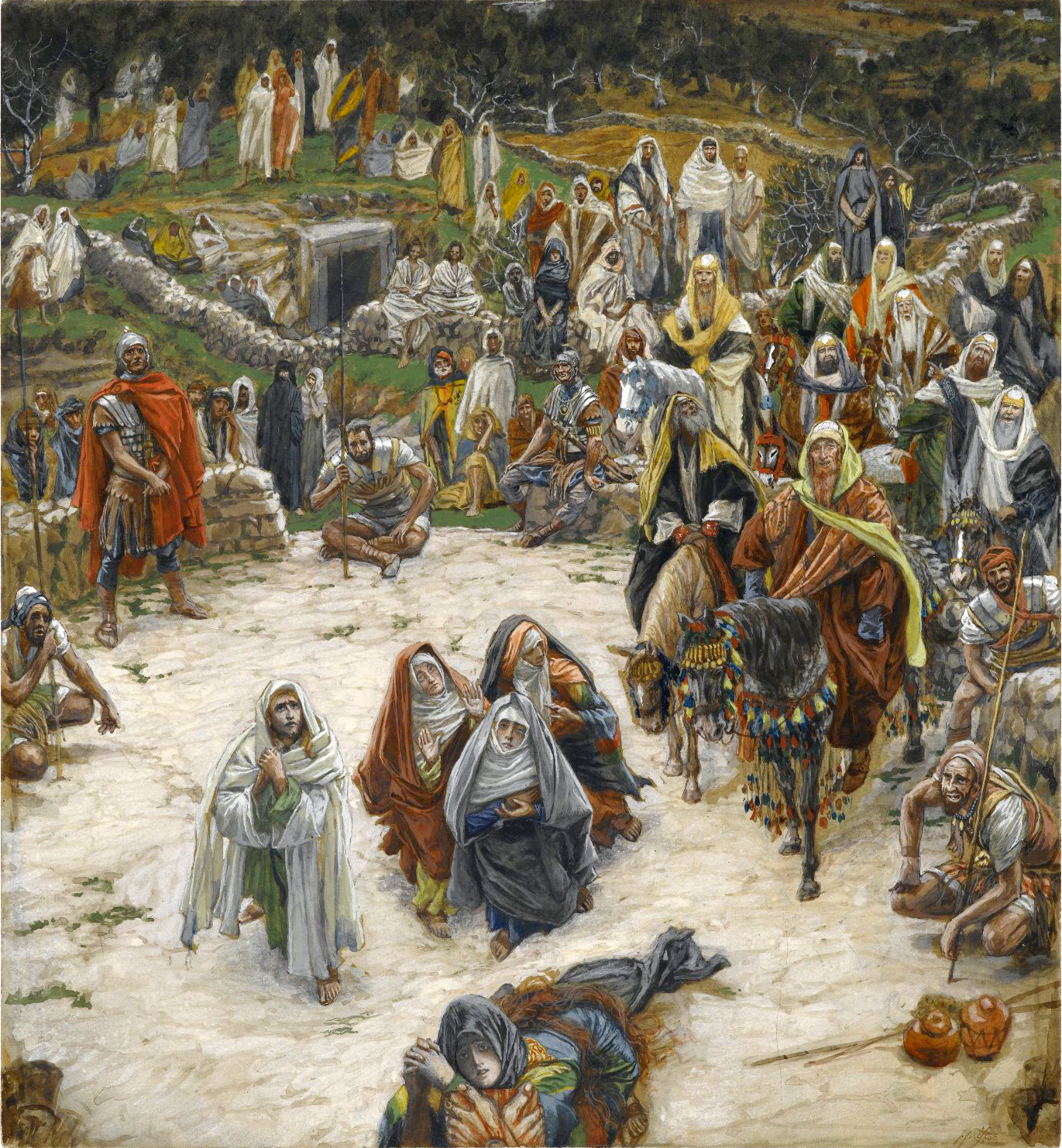 Lo que Nuestro Señor vio desde la Cruz by James Tissot - 1886-1894 - 24,8 x 23 cm Museo Brooklyn