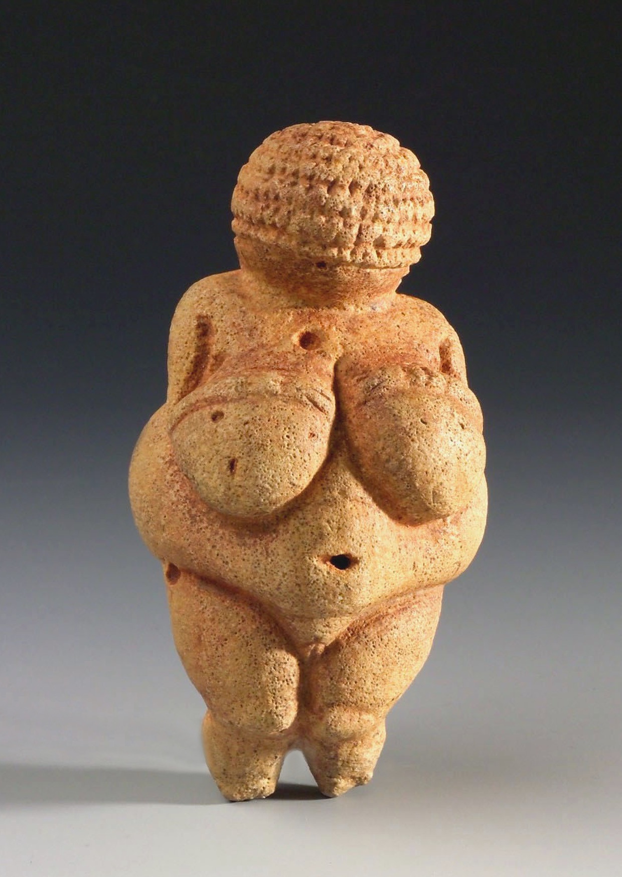 Venus de Willendorf by Artista anónimo  - 30,000 a.e.c. - 11,1 cm 