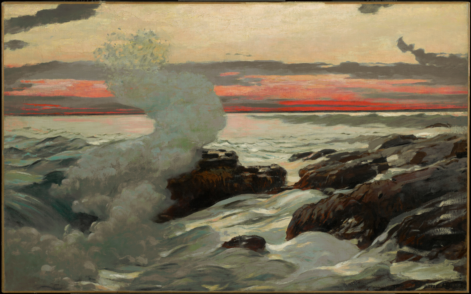 Вест-Пойнт, Праутс-Нек by Winslow Homer - 1900 - 76.4 x 122.2 см 