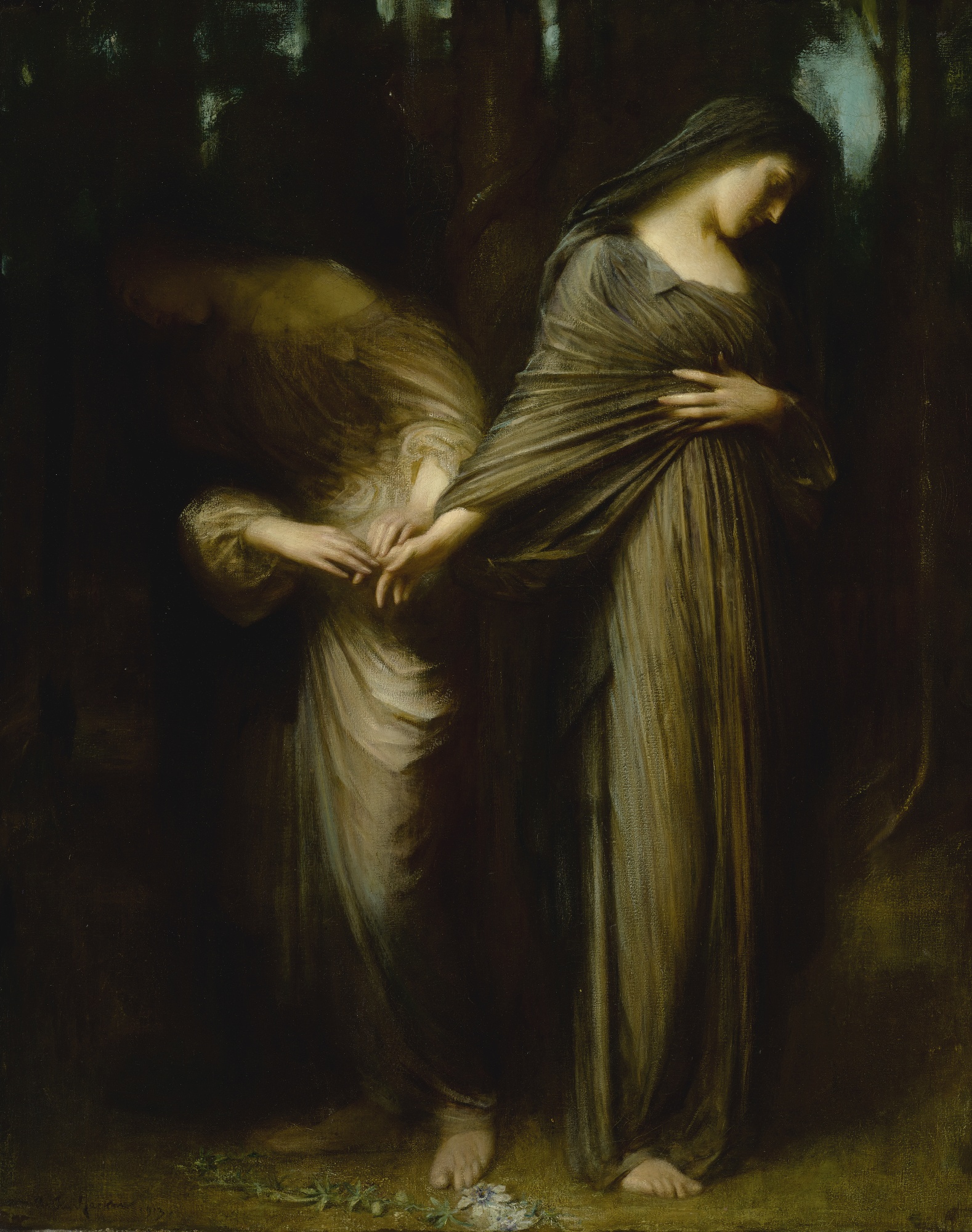 Vale (Farewell) by Arthur Hacker - 1913 - 153 x 122.2 cm private collection