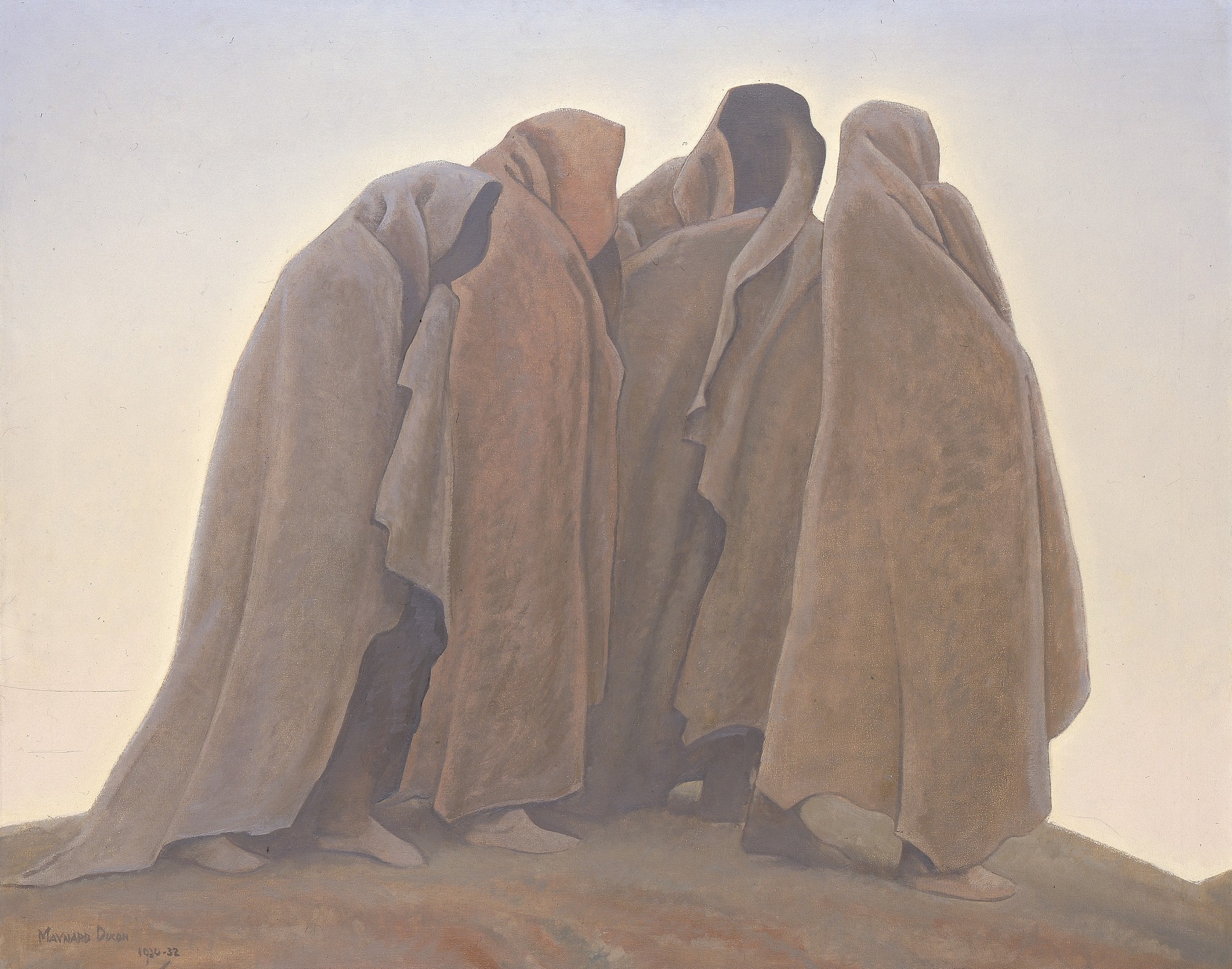 두려움의 형태(Shapes of Fear) by Maynard Dixon - 1930-32 - 101.5 x 127.3 cm 