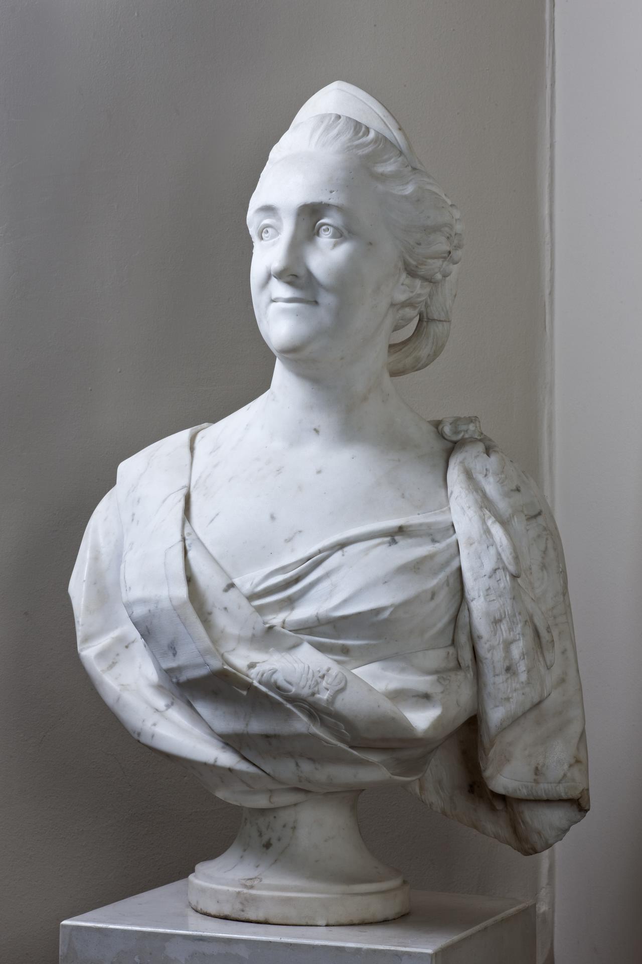 Catherine the Great by Marie-Anne Collot - 18th century - 80 x 65 cm Hermitage Museum