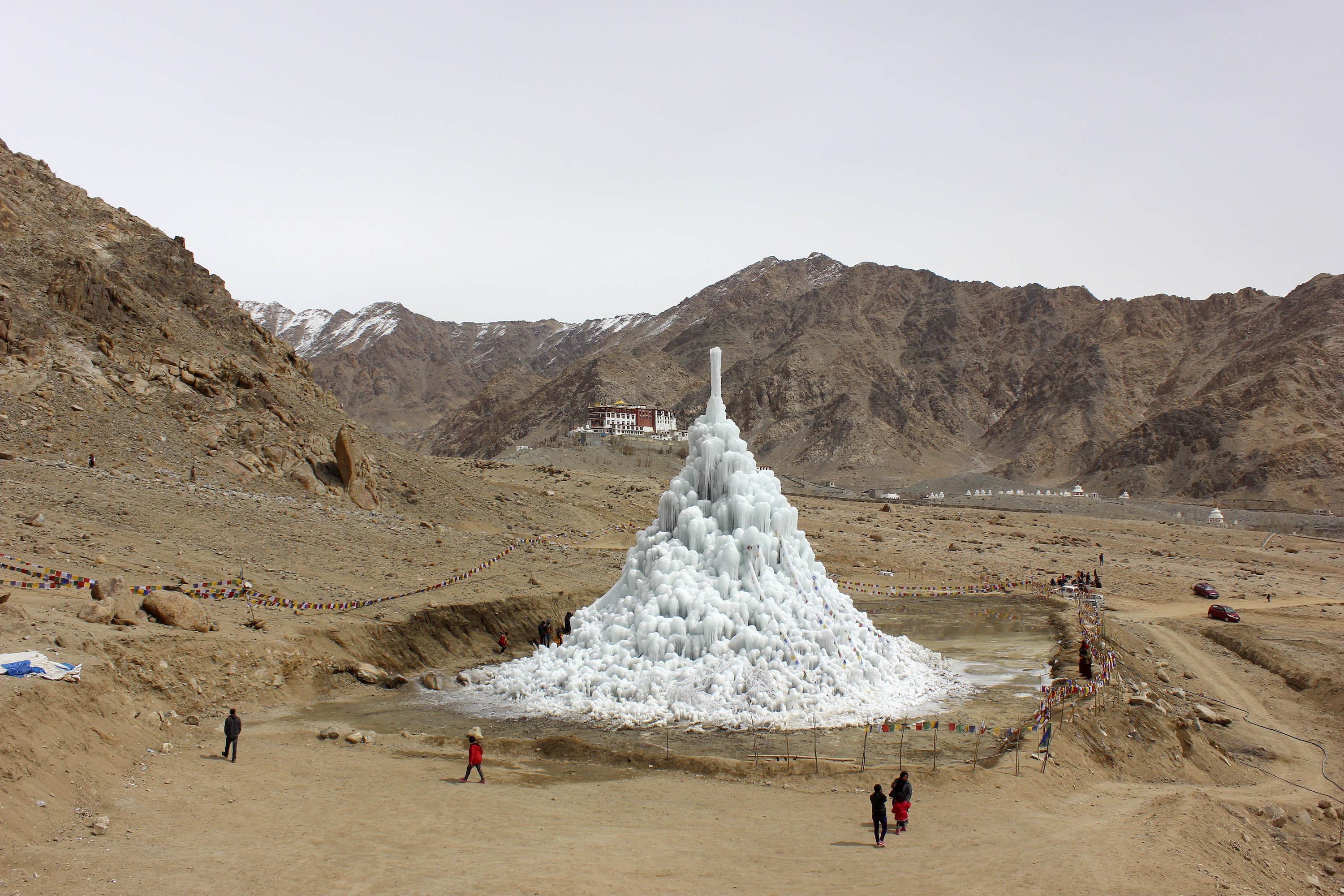 Ice Stupa in Ladakh by Sonam Wangchuk - 2015 Museum of Modern Art in Warsaw