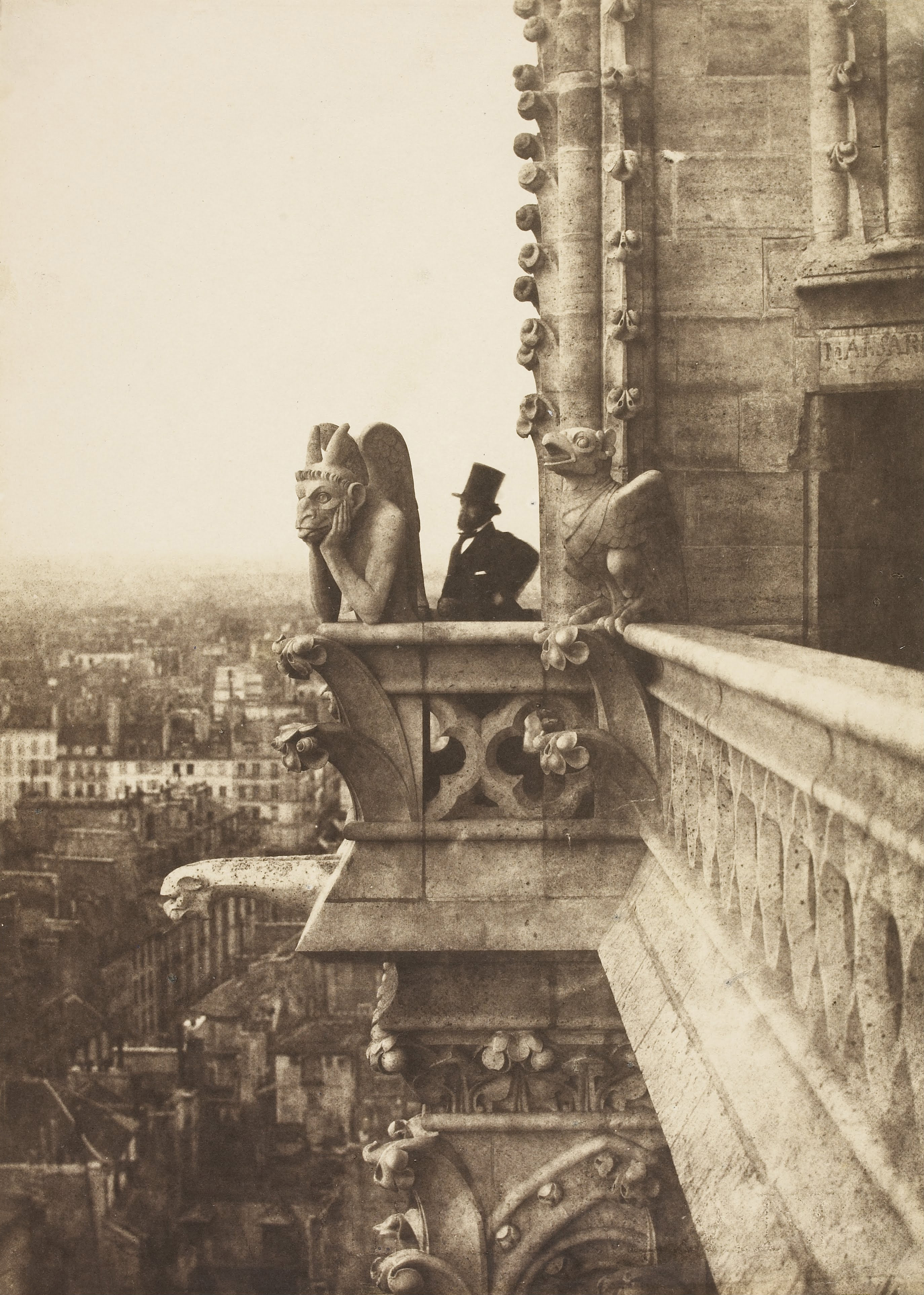 A Estirge (Le Stryge) by Charles Negre - 1853 - 32,5 x 23cm Musée d'Orsay