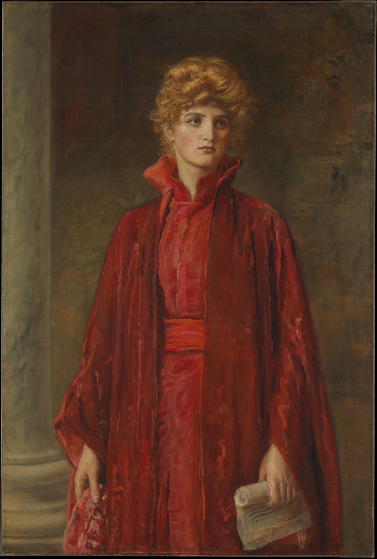 鲍西娅 by 约翰 · 埃弗雷特 · 米莱 - 1886年 - 125.1 x 83.8 厘米 