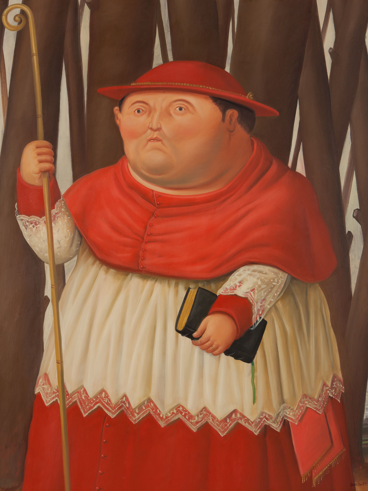 Virtuoso (Cardinale) by Fernando Botero - 1989 - 157 x 118 cm 