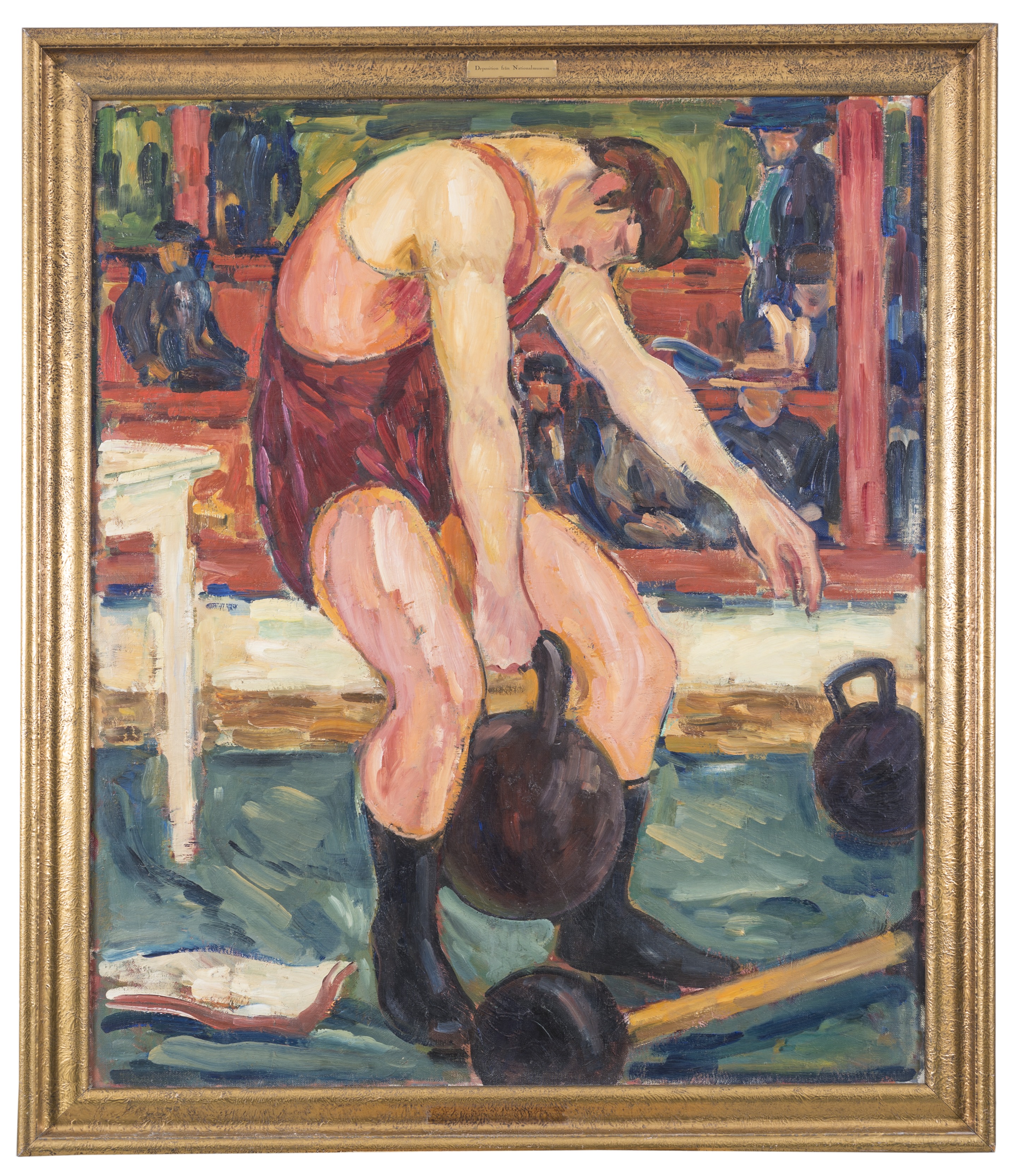 Atleti by Gösta von Hennigs - prima del 1941 - 141 x 119 cm Europeana