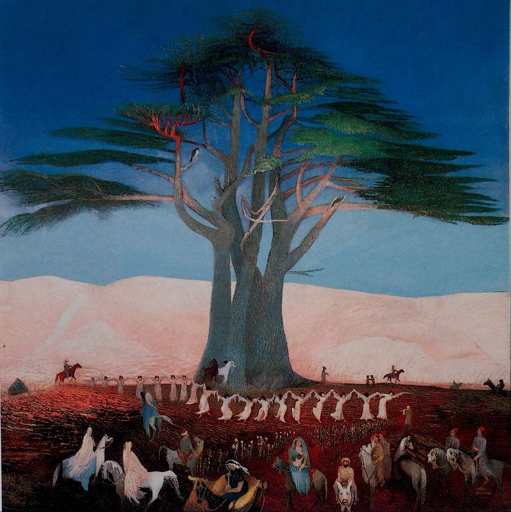 Pilgrimage to the Cedars of Lebanon by Tivadar Csontváry Kosztka - 1907 - 200 x 192 cm Magyar Nemzeti Galéria, Budapest