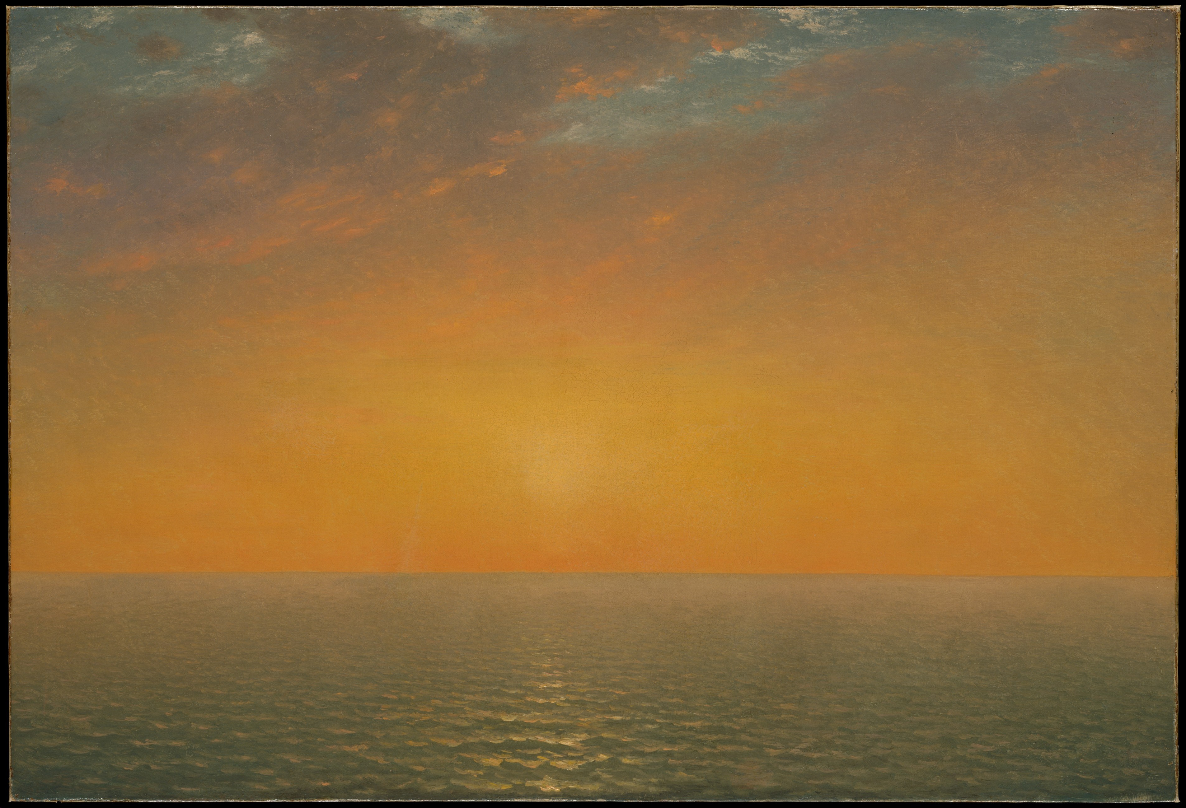 Sunset on the Sea by John Frederick Kensett - 1872 - 71.1 x 104.5 cm Metropolitan Museum of Art