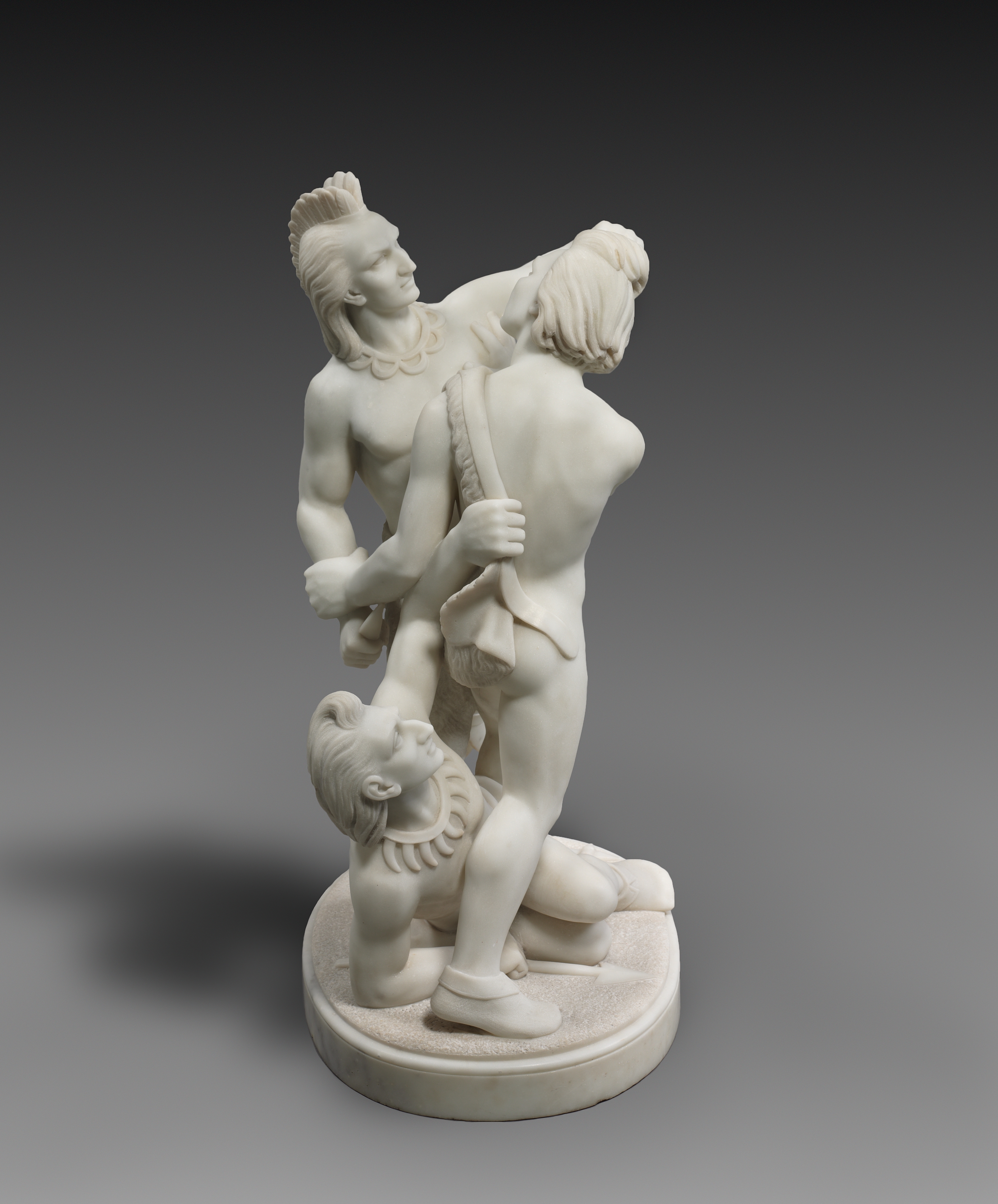印第安競技 by Edmonia Lewis - 1868 - 76.2 x 48.3 x 36.5 cm 
