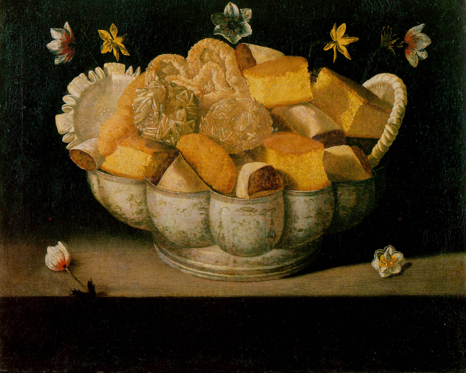 Still Life with Cakes by Josefa de Óbidos - 1660 - 47 cm x 57,5 cm Museu Nacional Frei Manuel do Cenáculo