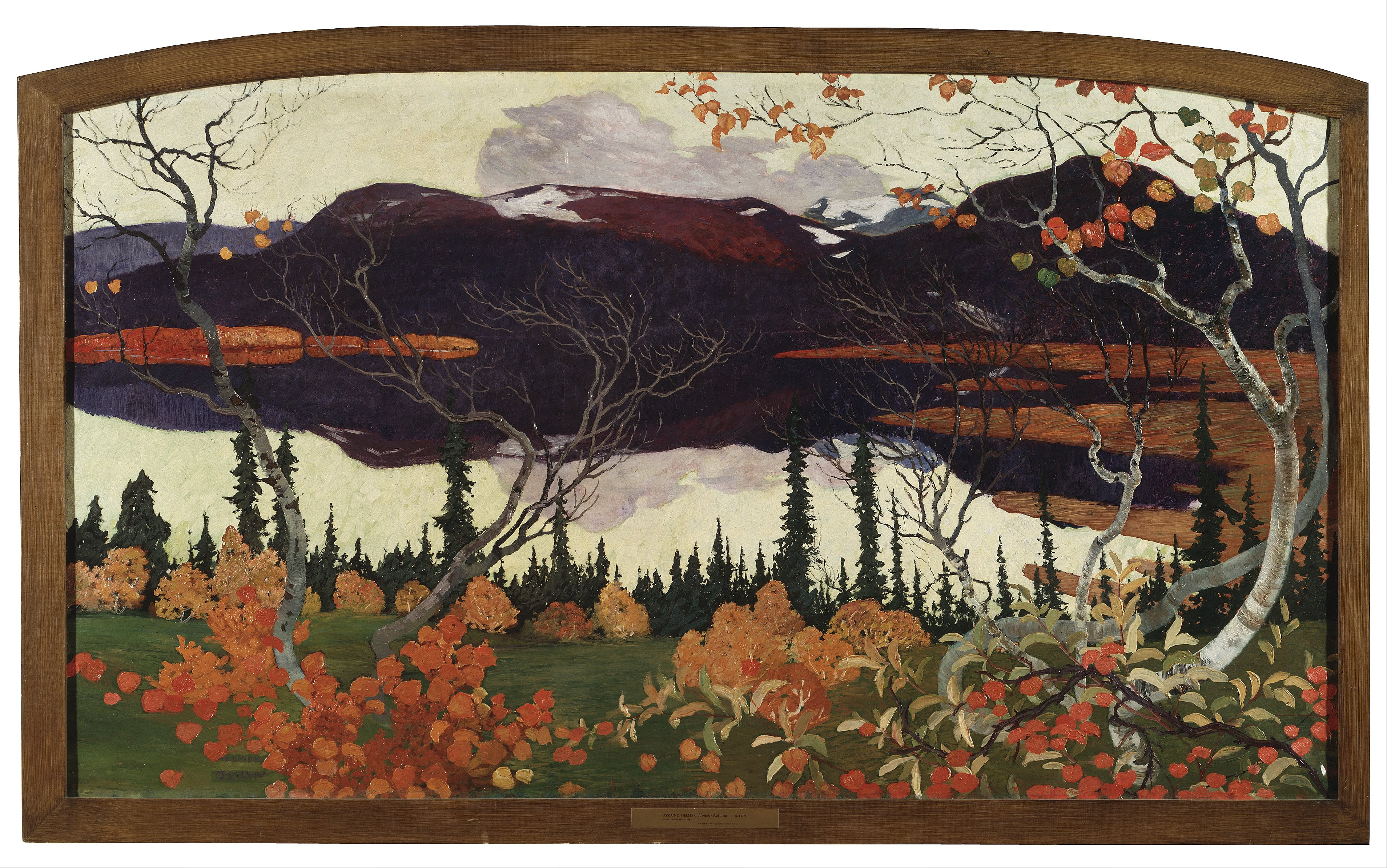 Outono by Helmer Osslund - 1907 - 202 x 116 cm 