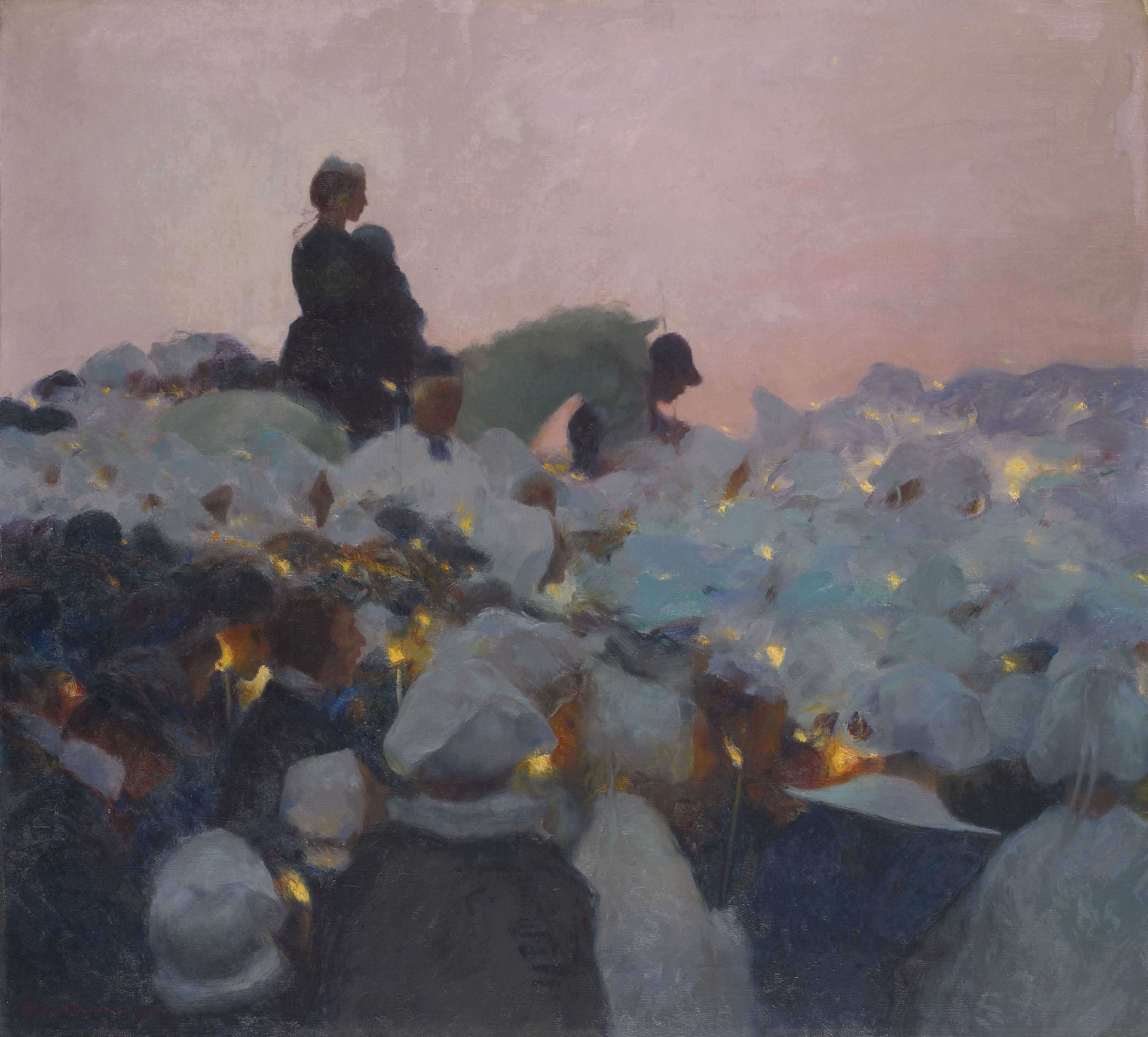 Iertare în Bretania by Gaston La Touche - 1896 - 100,5 × 110,5 cm 