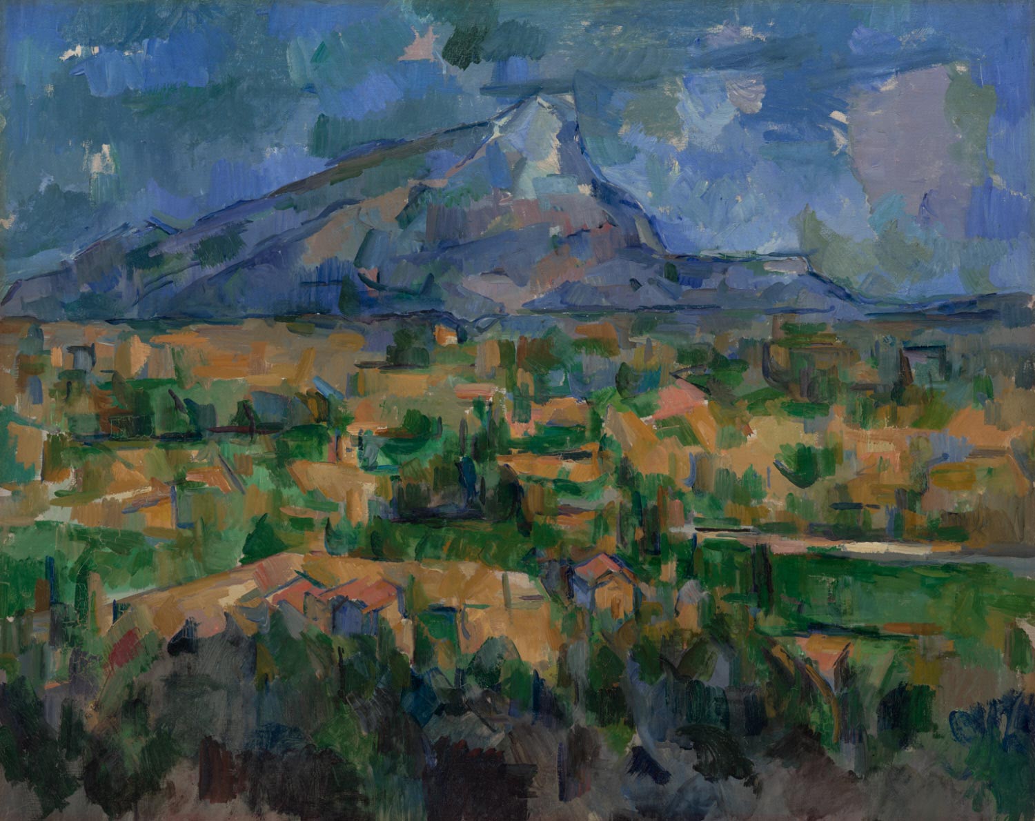 Mont Sainte-Victoire by Paul Cézanne - 1904 - 70 x 92 cm Philadelphia Museum of Art