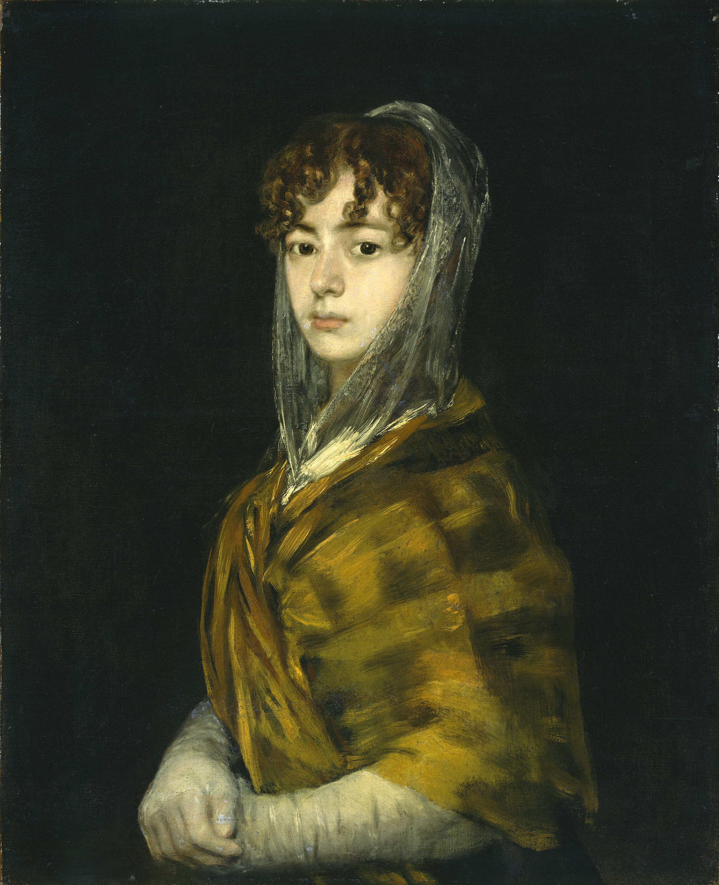 Пані Сабаса Гарсія by Francisco Goya - між 1806 /1811 - 71 x 58 см 