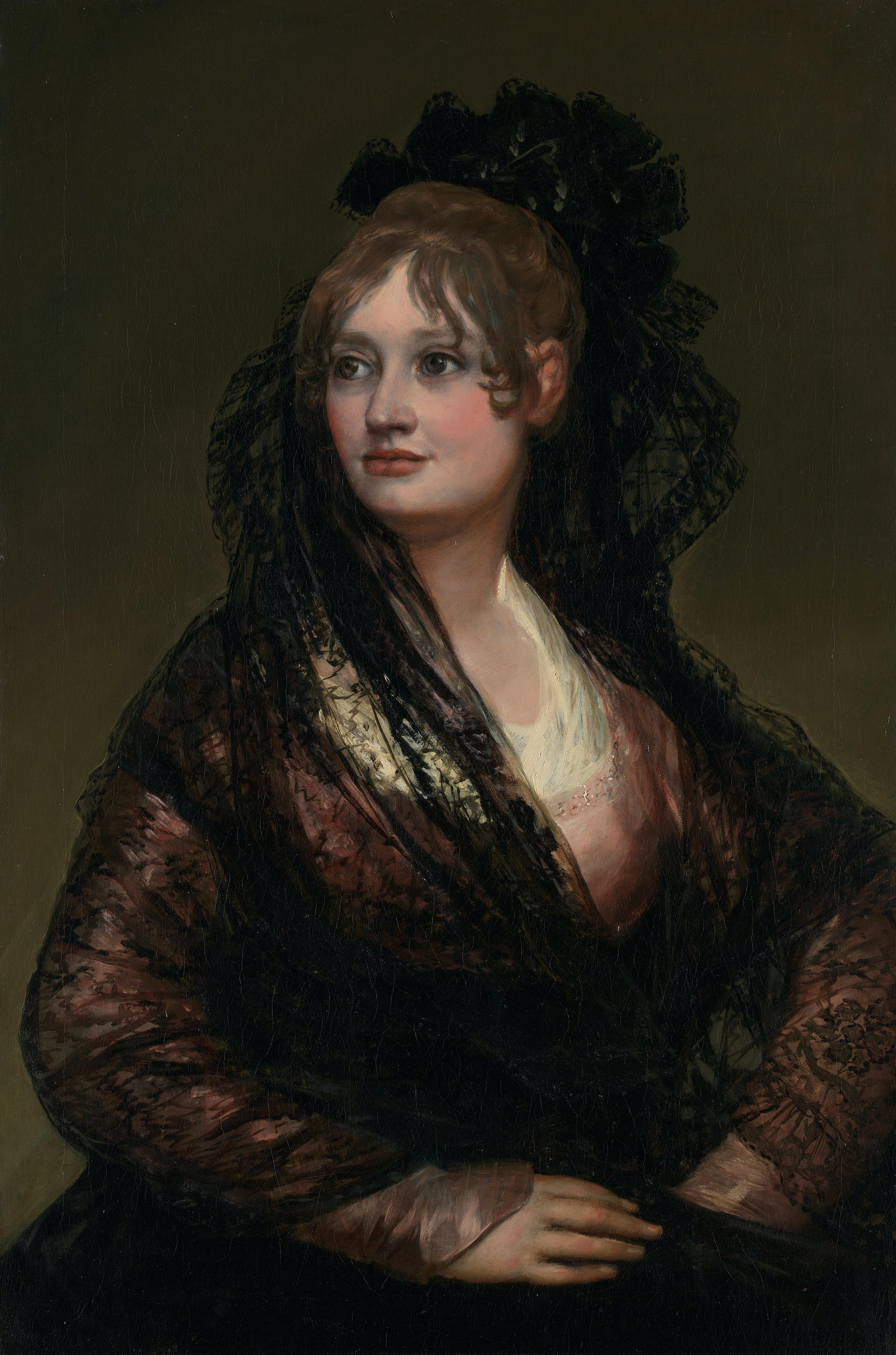 Doña Isabel de Porcel by Francisco Goya - before 1805 - 82 x 54.6 cm National Gallery