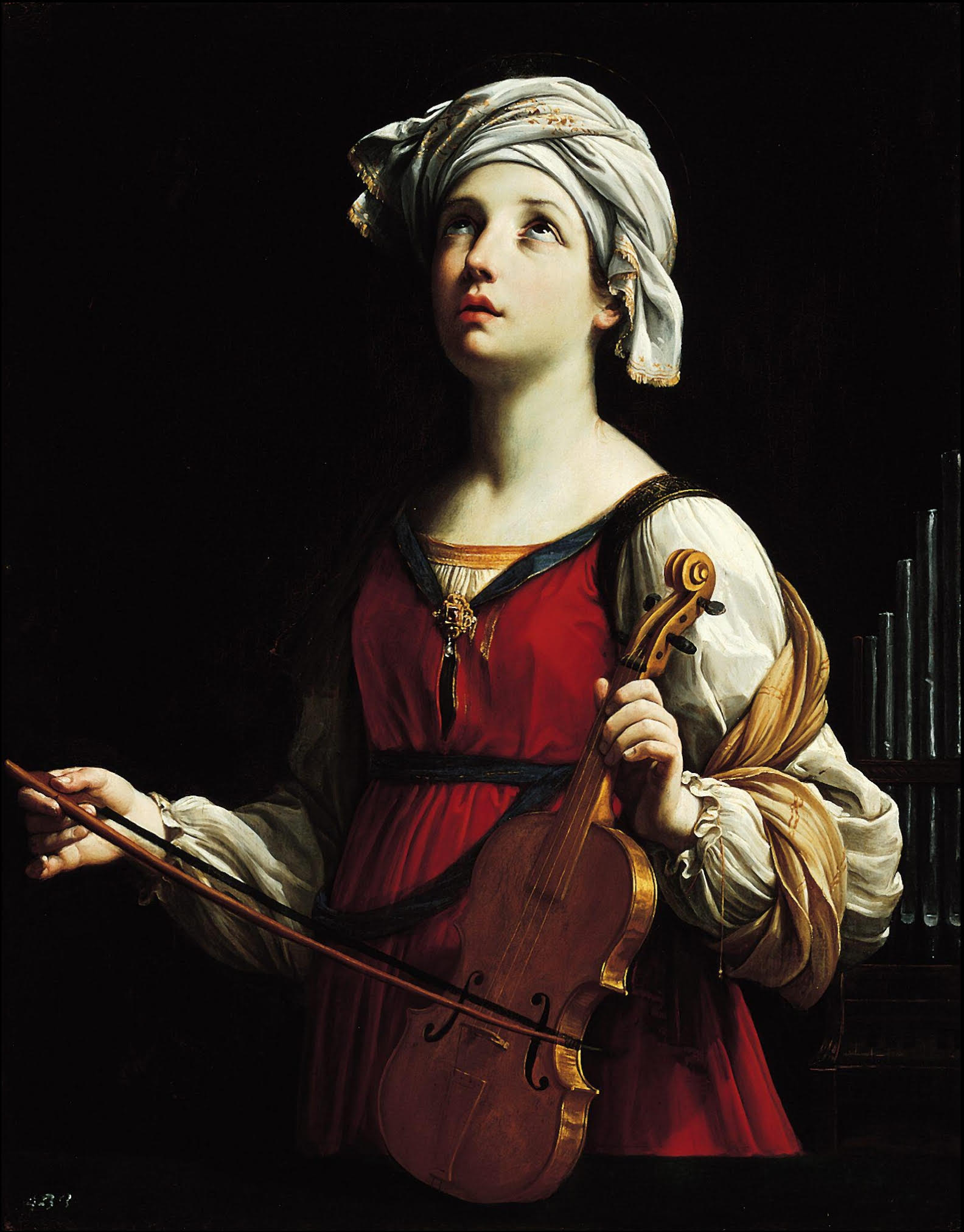 Sf. Cecilia by Guido Reni - 1606 - 95.9 x 74.9 cm 