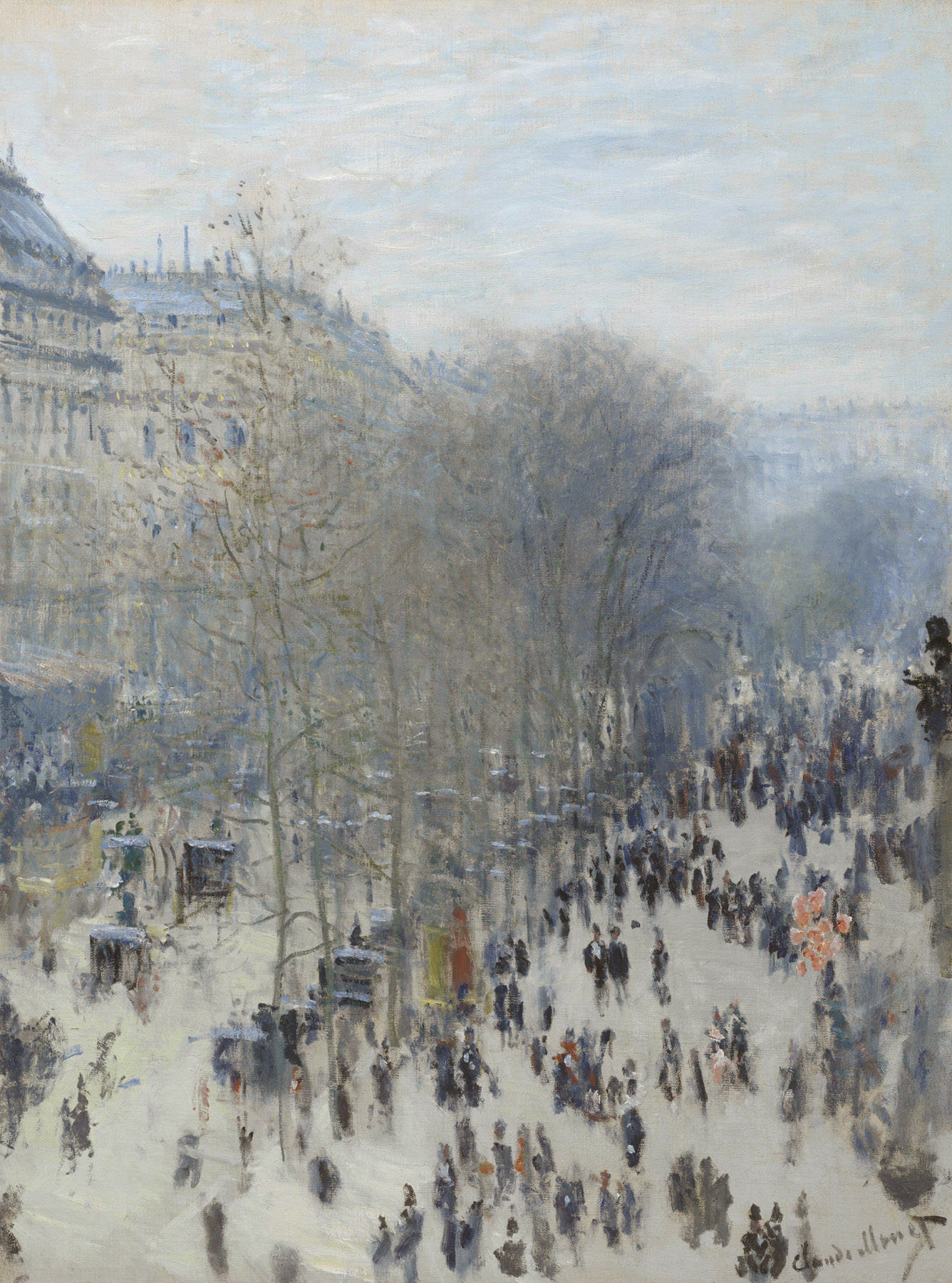 بلوار کاپوسین پاریس by Claude Monet - سال 1873 تا 1874 - 60.3 x 80.3 سانتی متر 