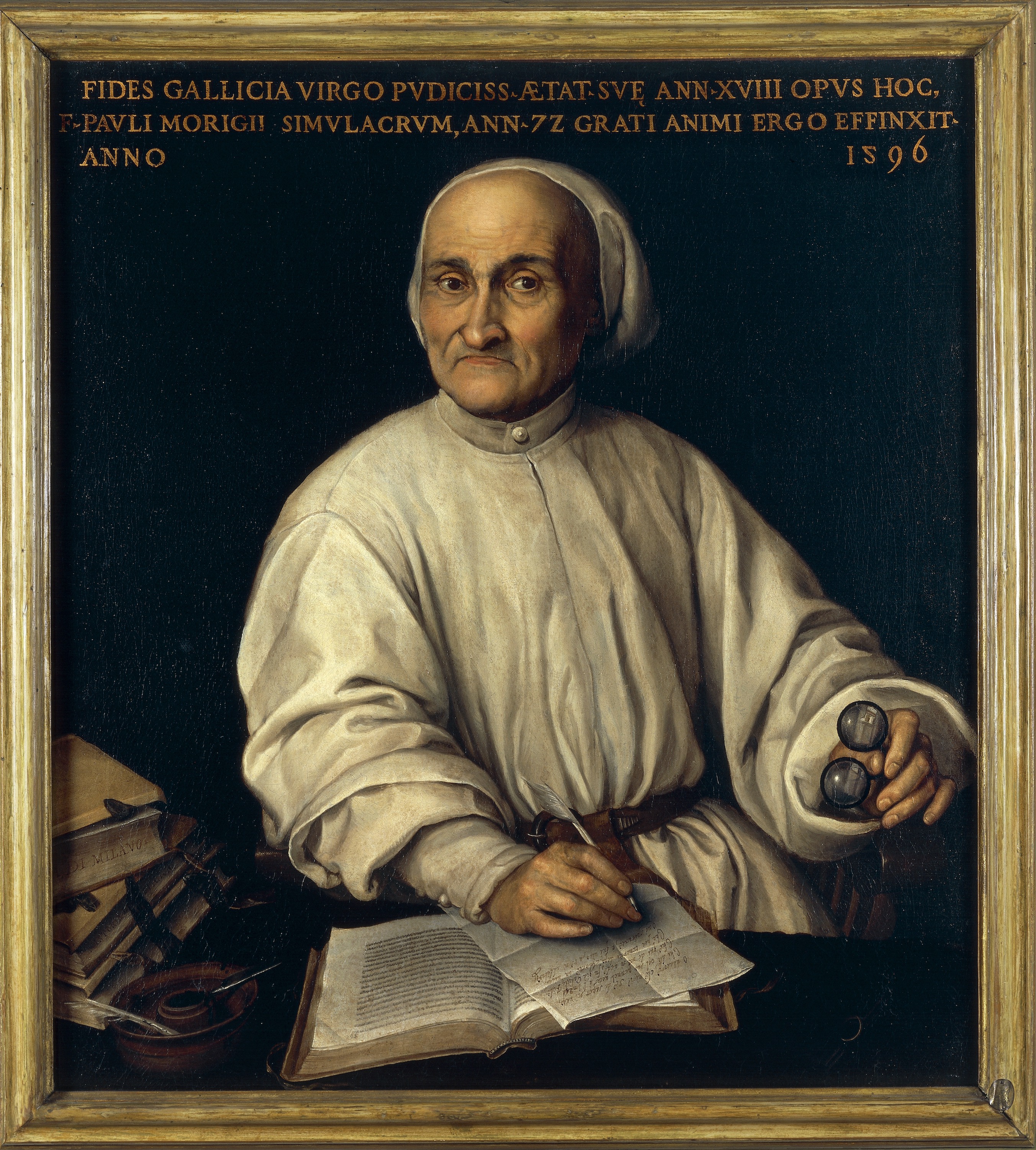 Retrato de Paolo Morigia by Fede Galizia - c. 1592 - 1595 - 88 x 79 cm 